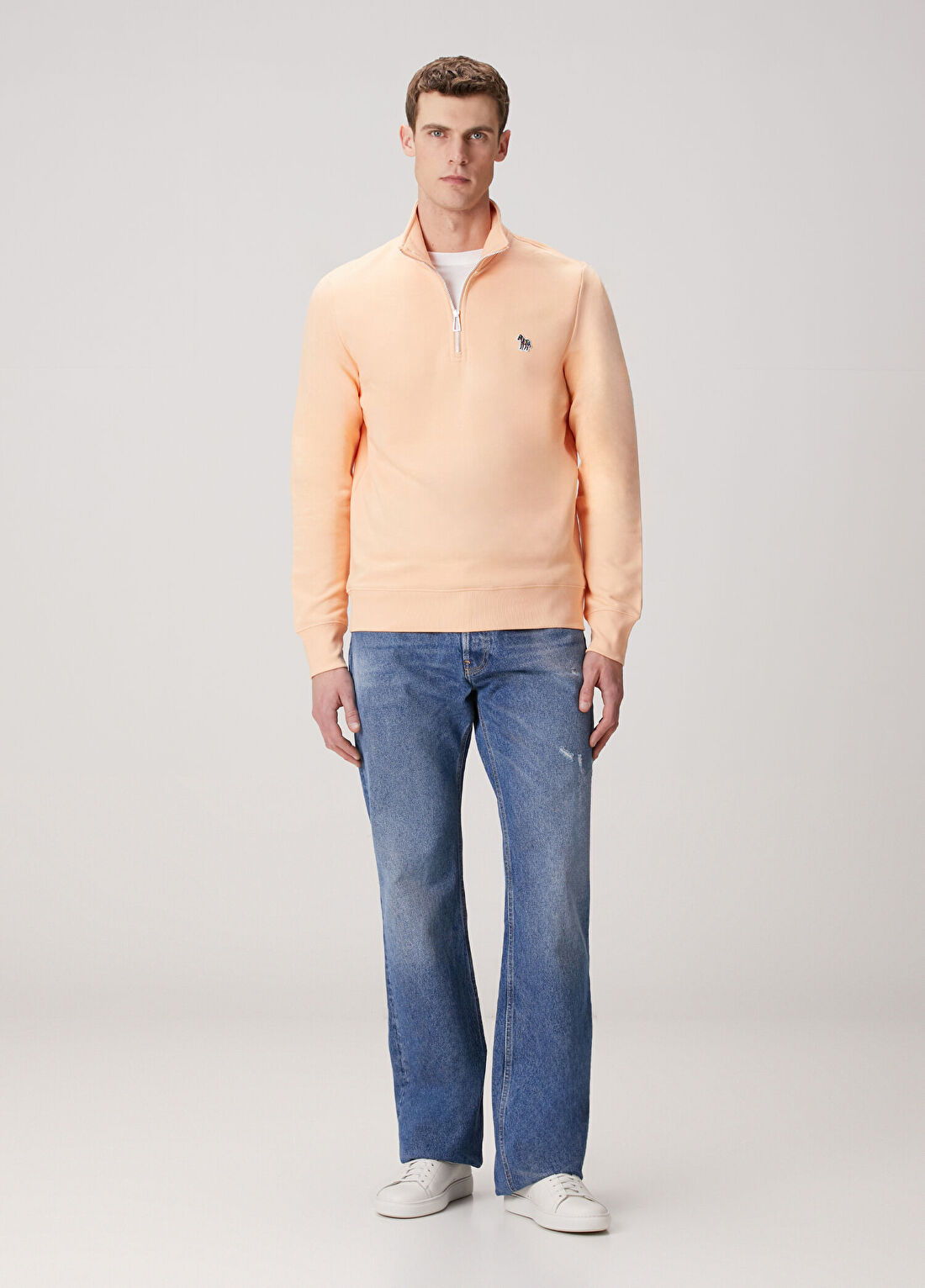 PS Paul Smith Somon Yakası Fermuarlı Sweatshirt görsel 2