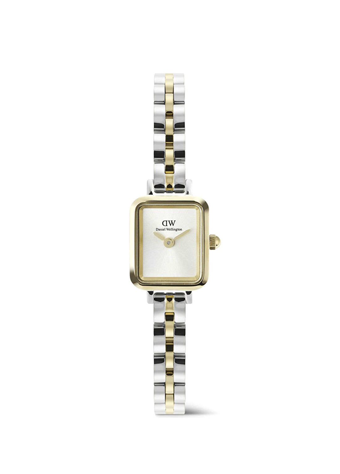 Daniel Wellington Quadro Mini 3-Link Two Tone Gold Çelik Kadın Kol Saati