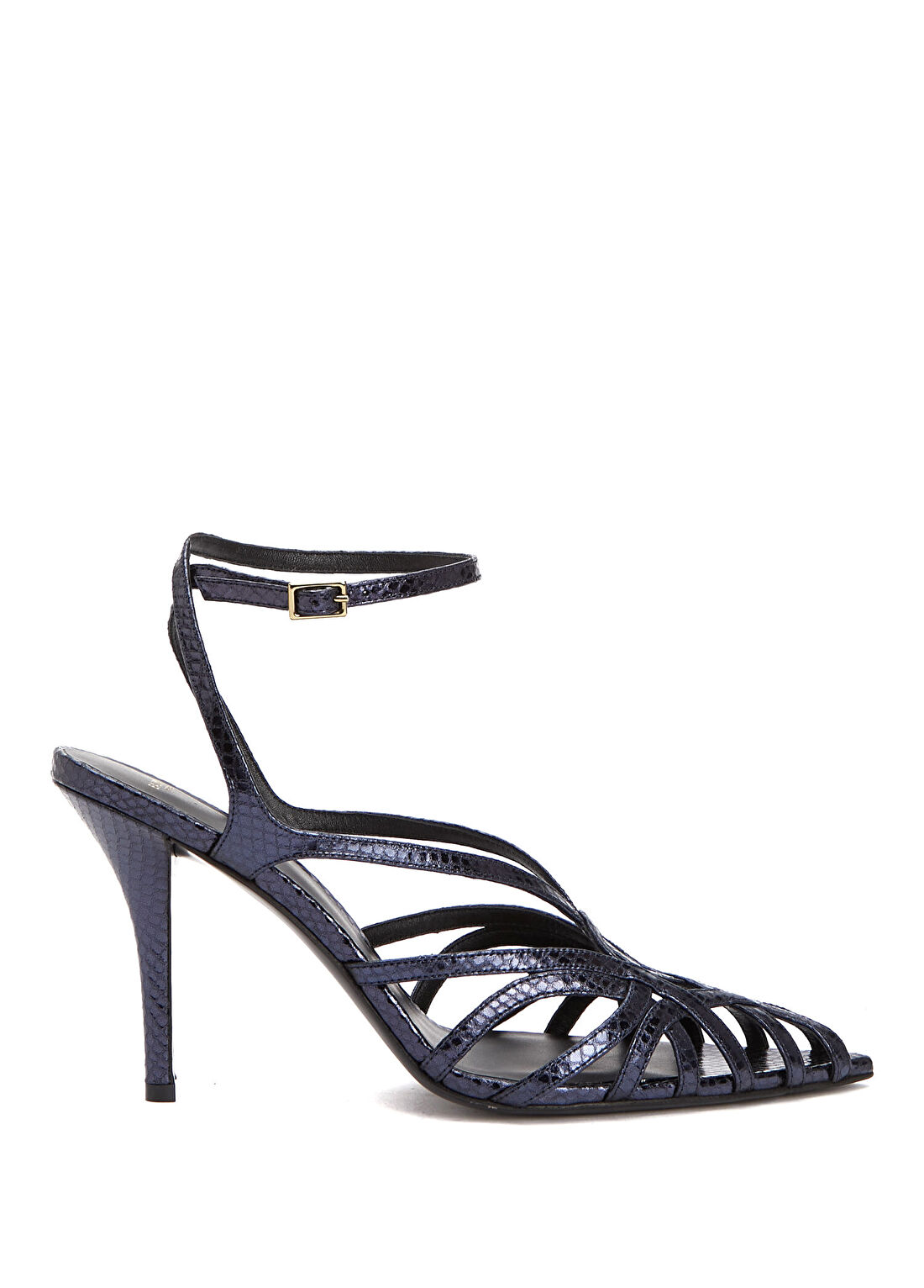 Balmain Mor Kadın Deri Sandalet