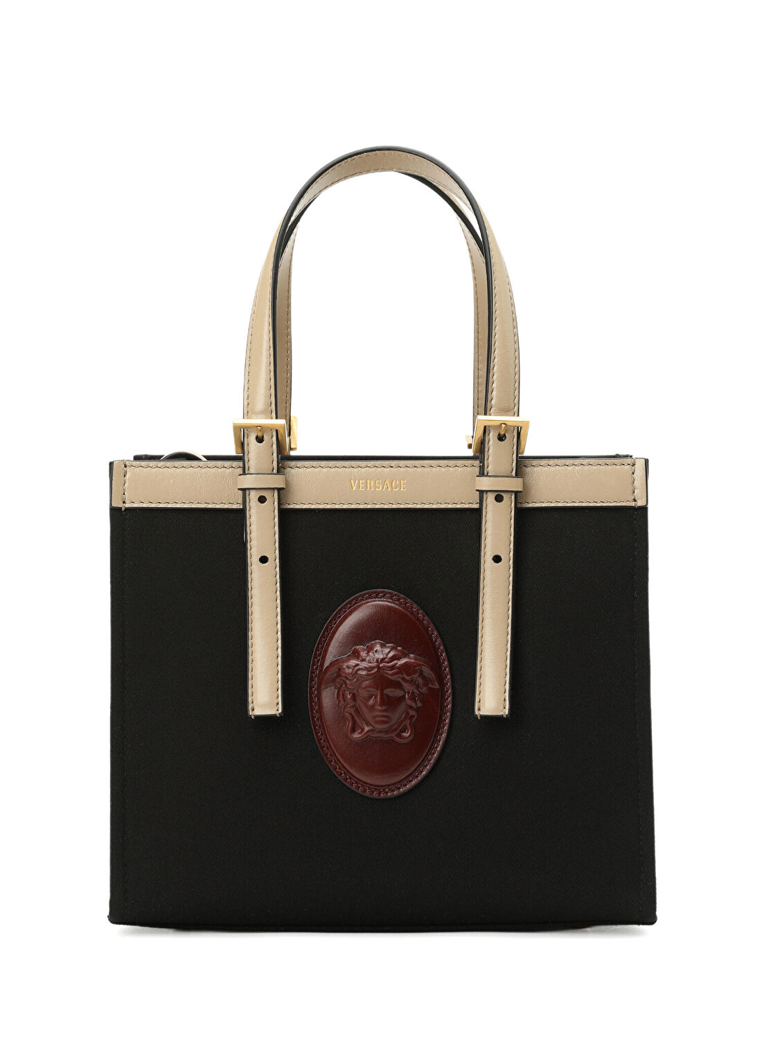 Versace Mini Siyah Kadın Keten Çanta