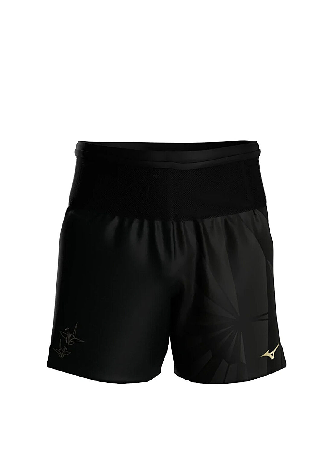 Mizuno Multi Pocket Desenli Siyah Erkek Spor Şort