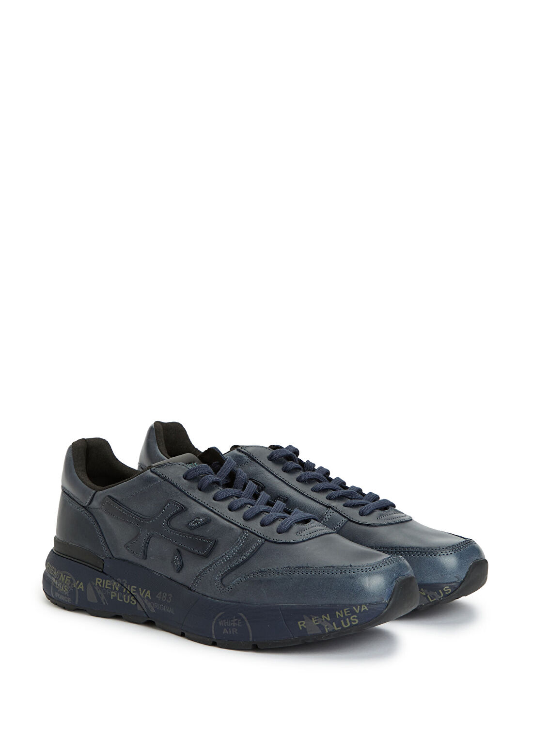 Premiata Mick Lacivert Erkek Deri Sneaker görsel 2