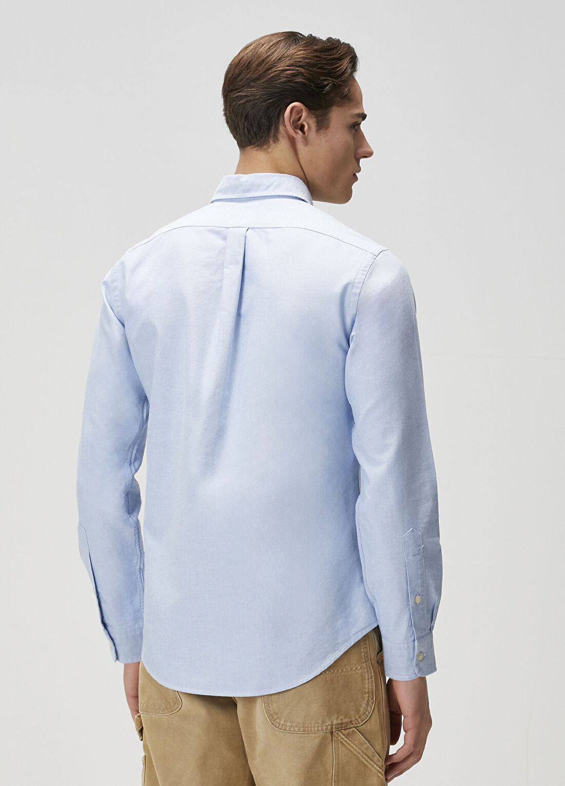 Polo Ralph Lauren Mavi Classic Oxford Gömlek görsel 4