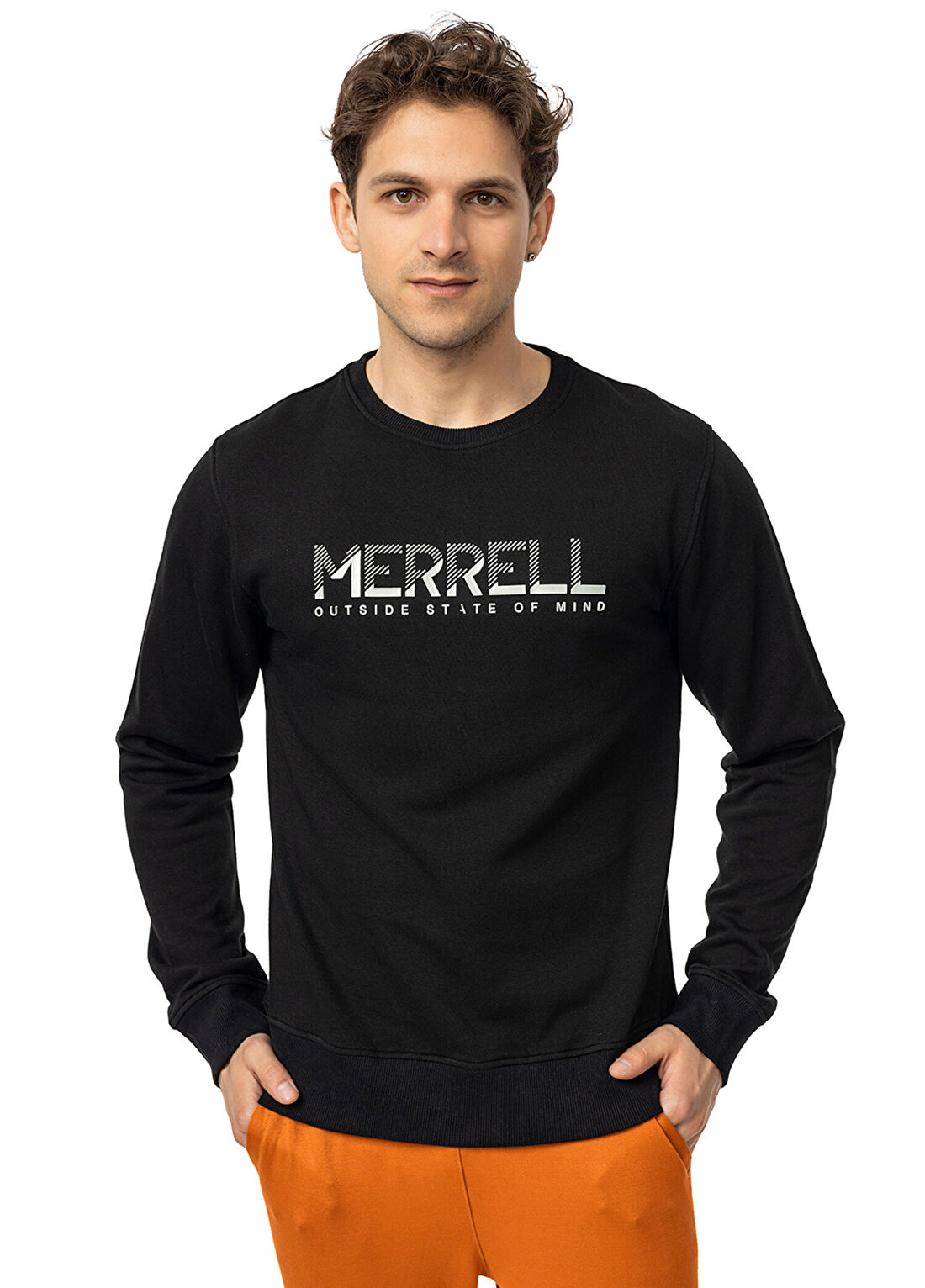 Merrell Smith Siyah Uzun Kollu Erkek Sweatshirt
