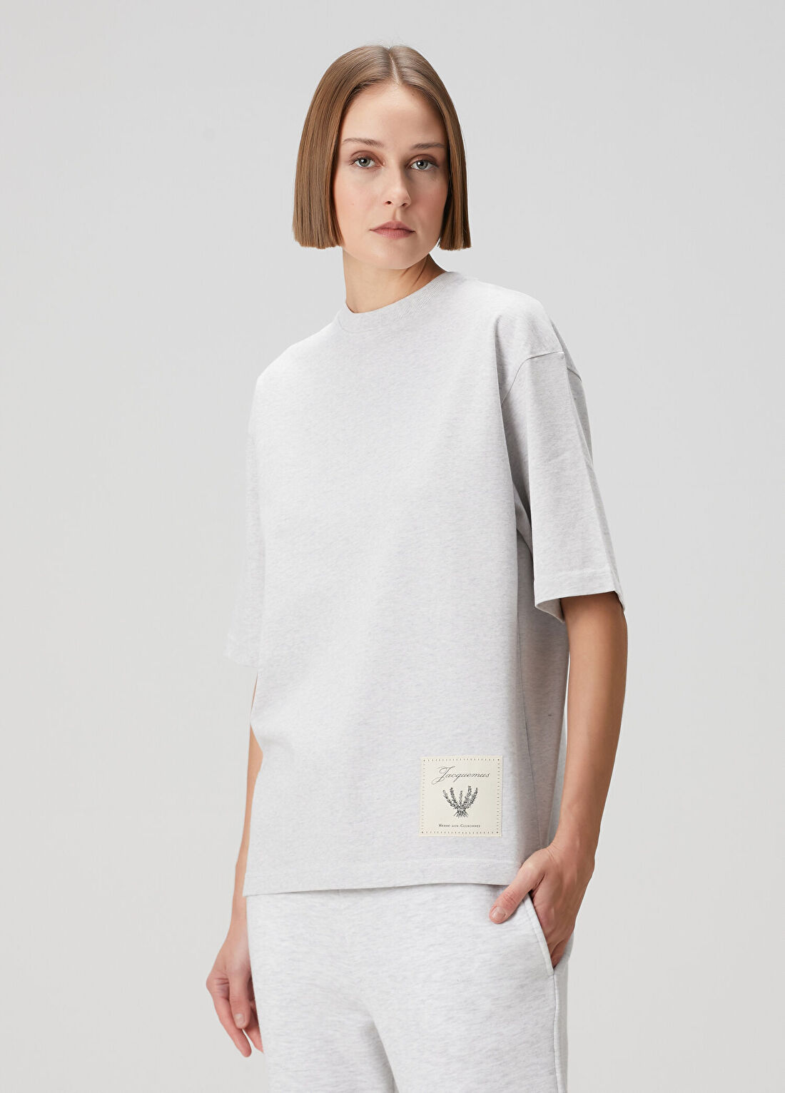 Jacquemus Gri T-shirt görsel 3