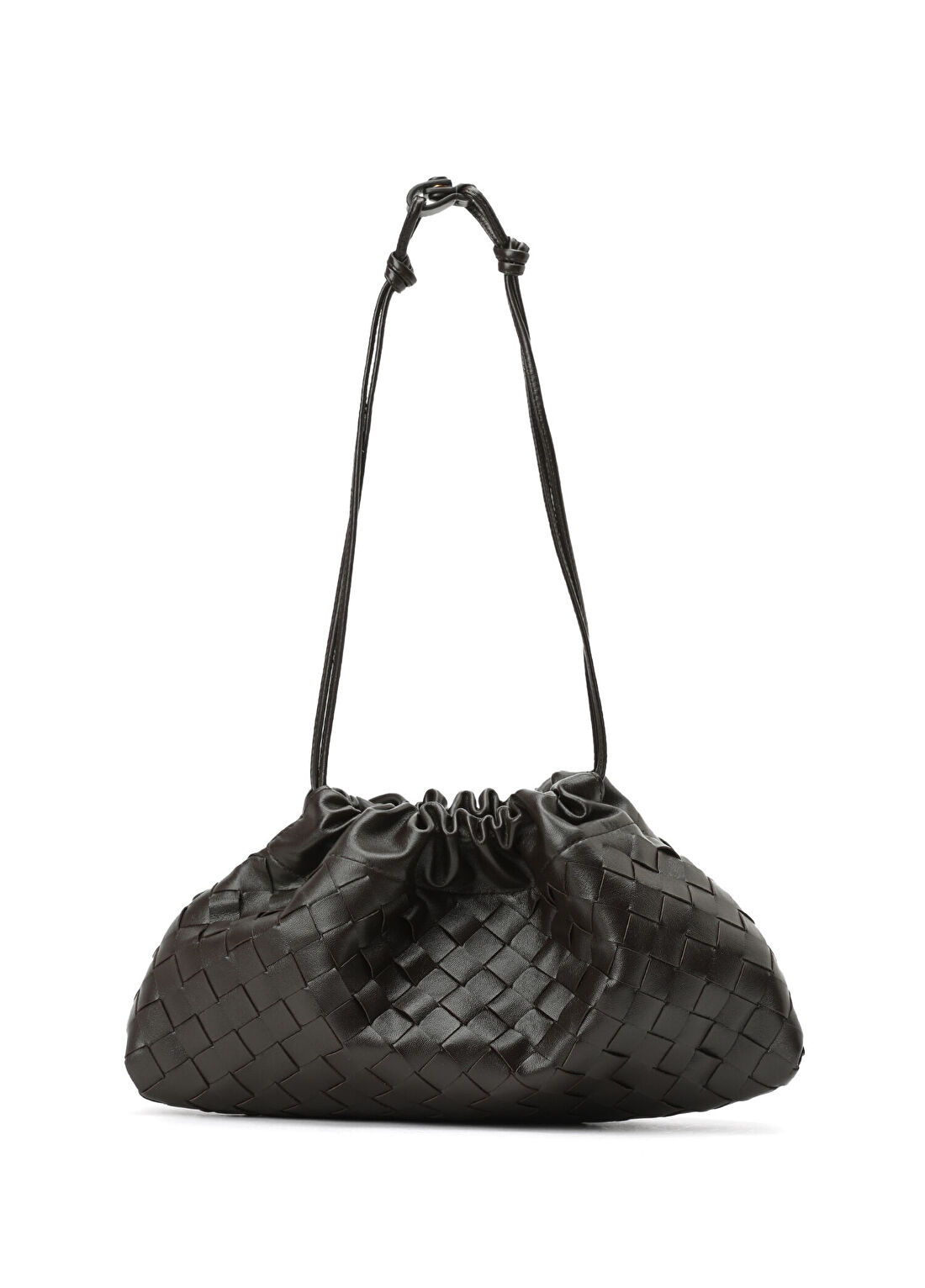 Bottega Veneta Dustbag Notte Kahverengi Kadın Deri Çapraz Çanta