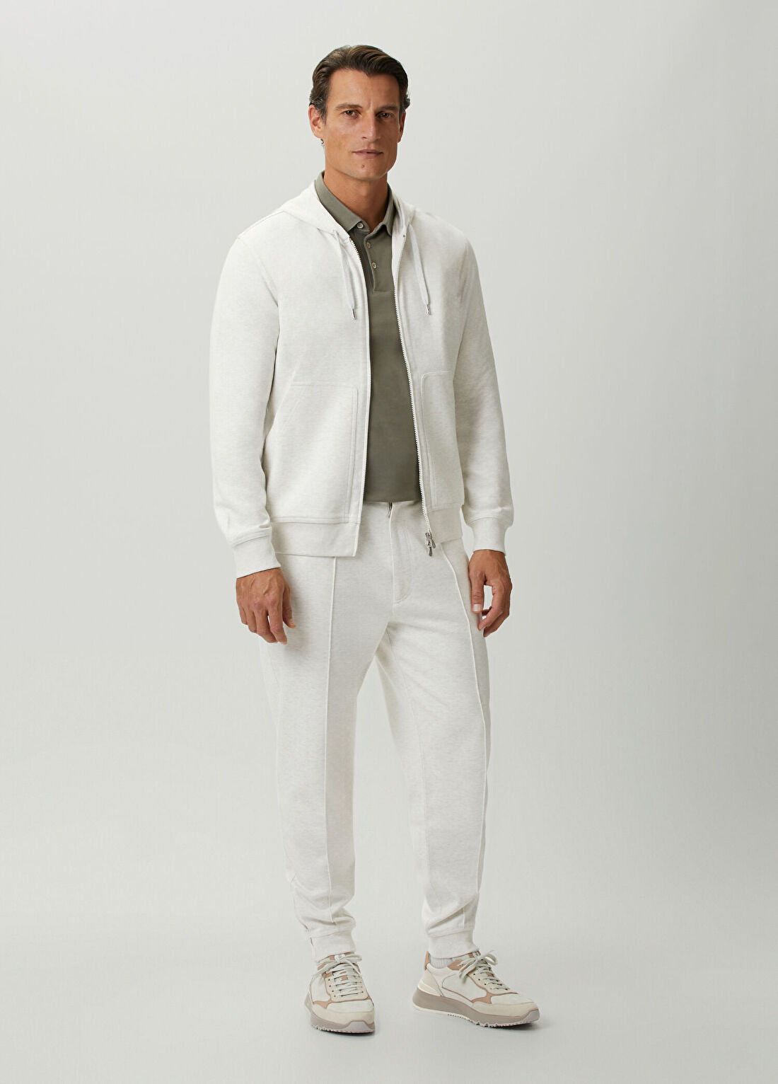 Brunello Cucinelli Yeşil Polo Yaka T-shirt görsel 2
