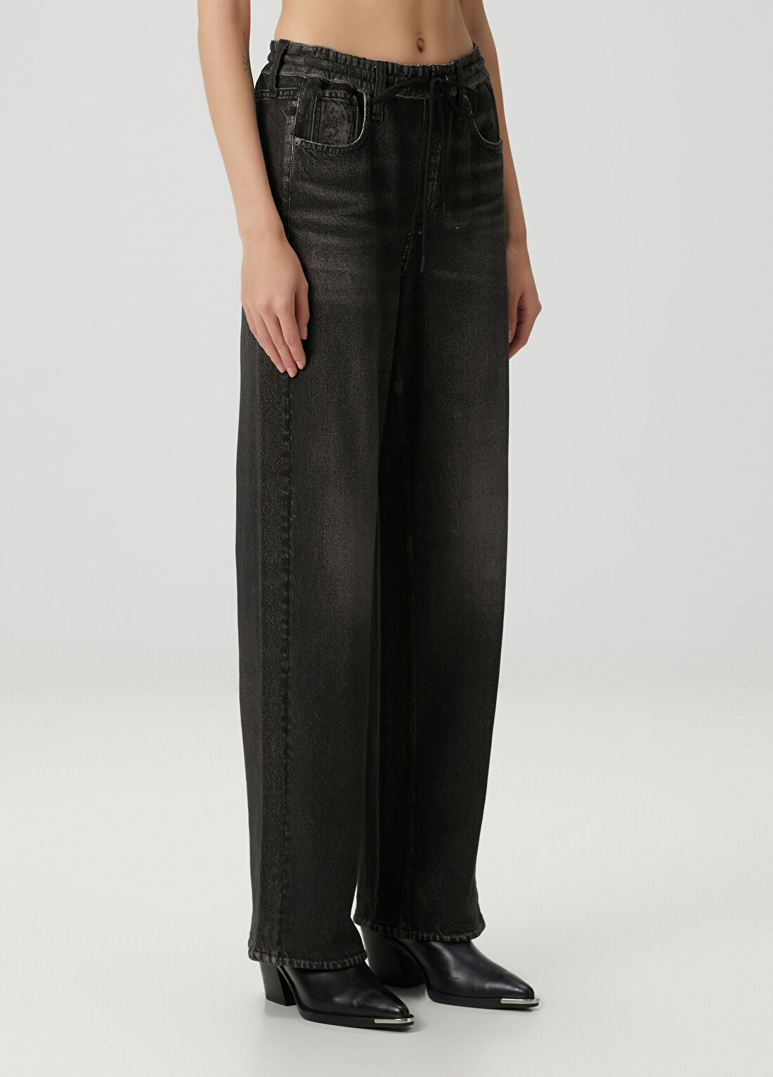 Rag&Bone Miramar Koyu Gri Jean Pantolon görsel 3