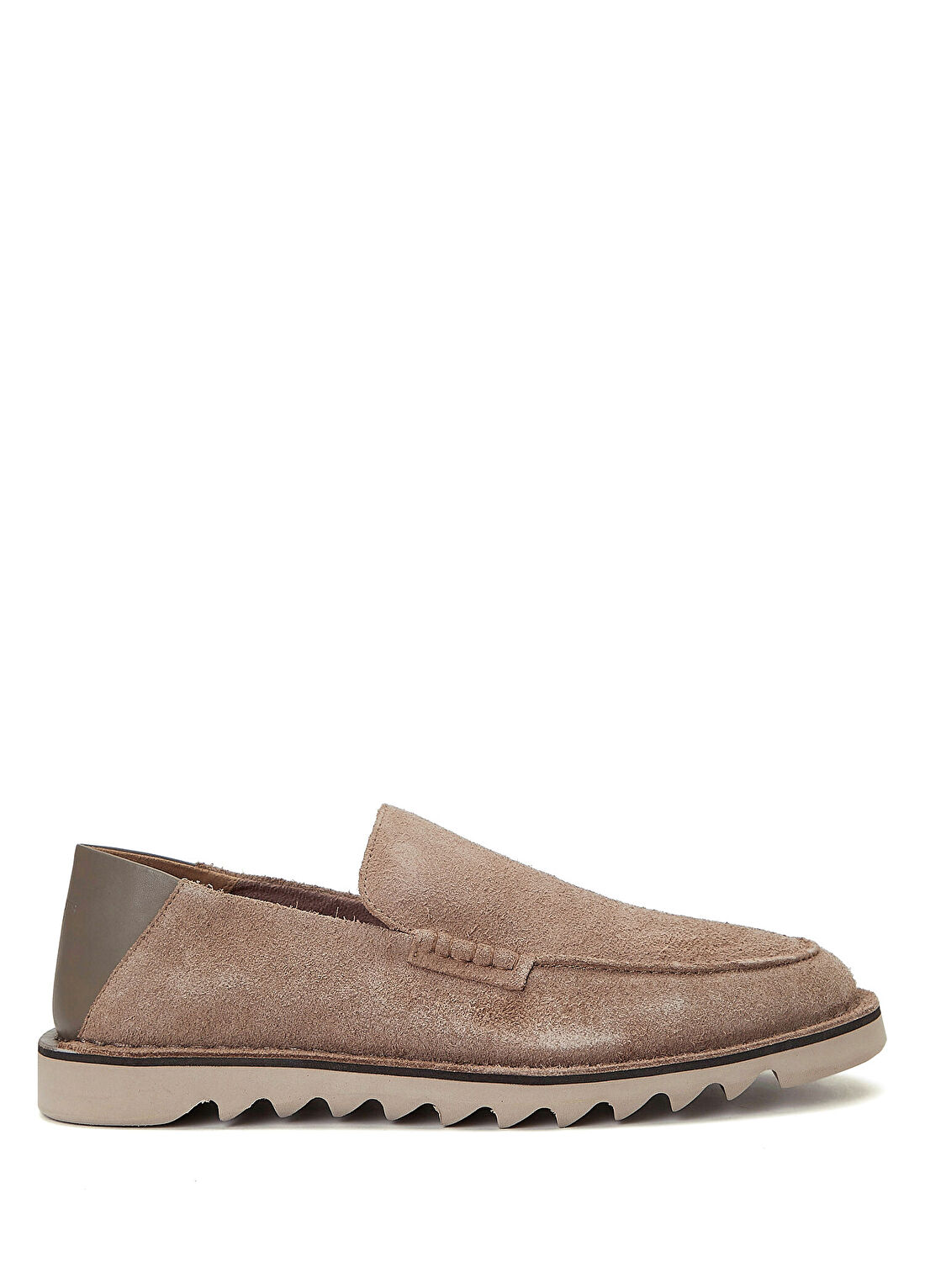 AllSaints Bej Erkek Nubuk Loafer