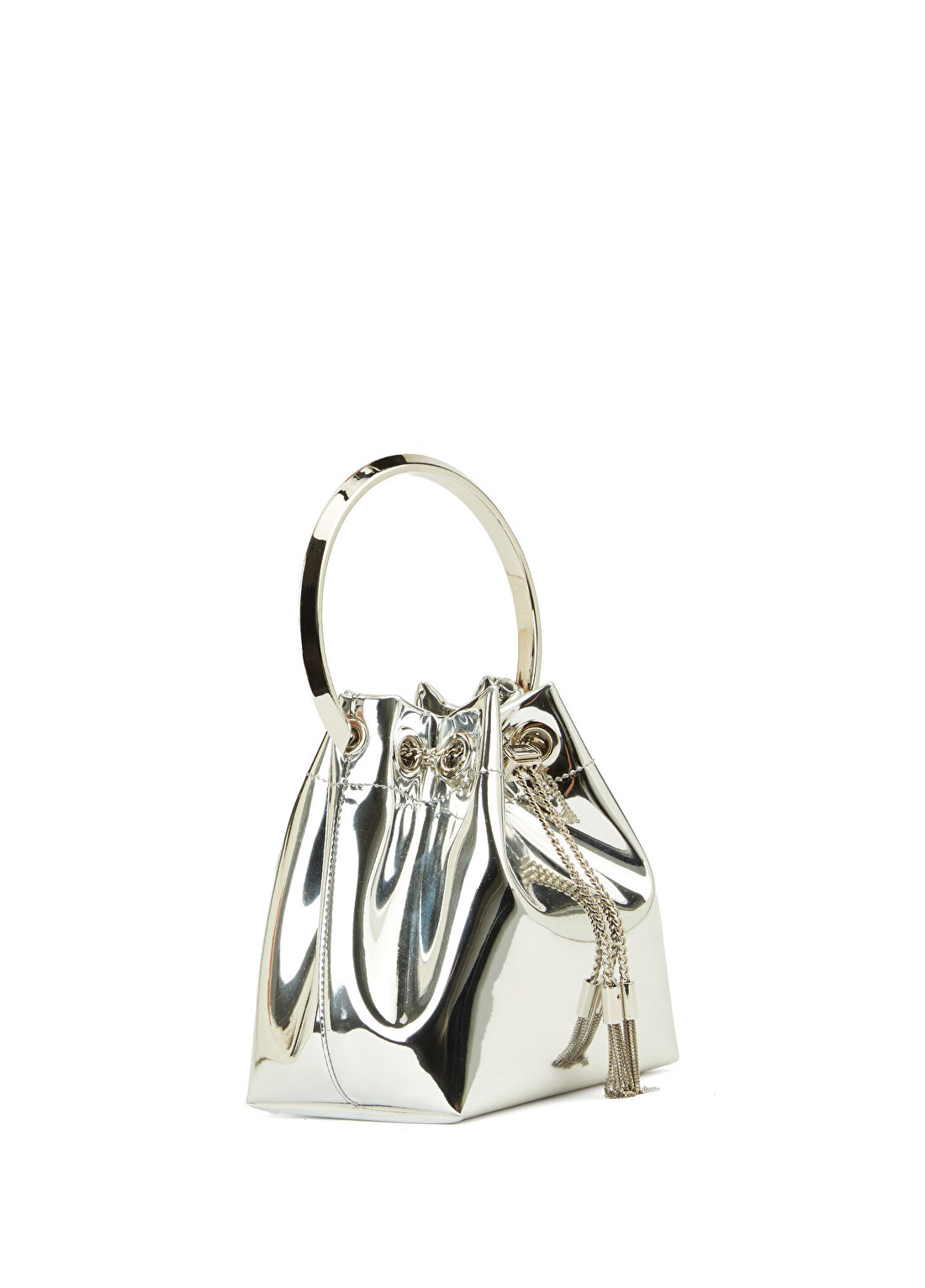 Jimmy Choo Bon Bon Silver Kadın Çanta görsel 3