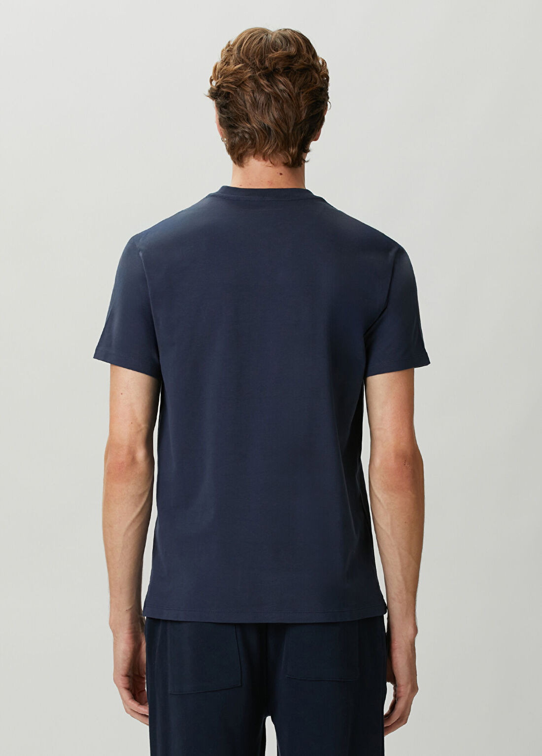 AllSaints Dexter Lacivert T-shirt görsel 4