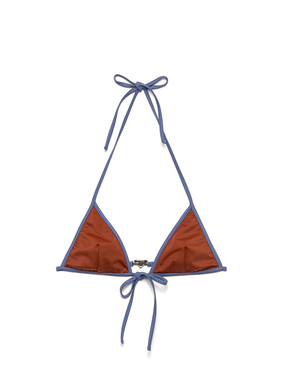 Prada Turuncu Jarse Kadın Bikini Üstü