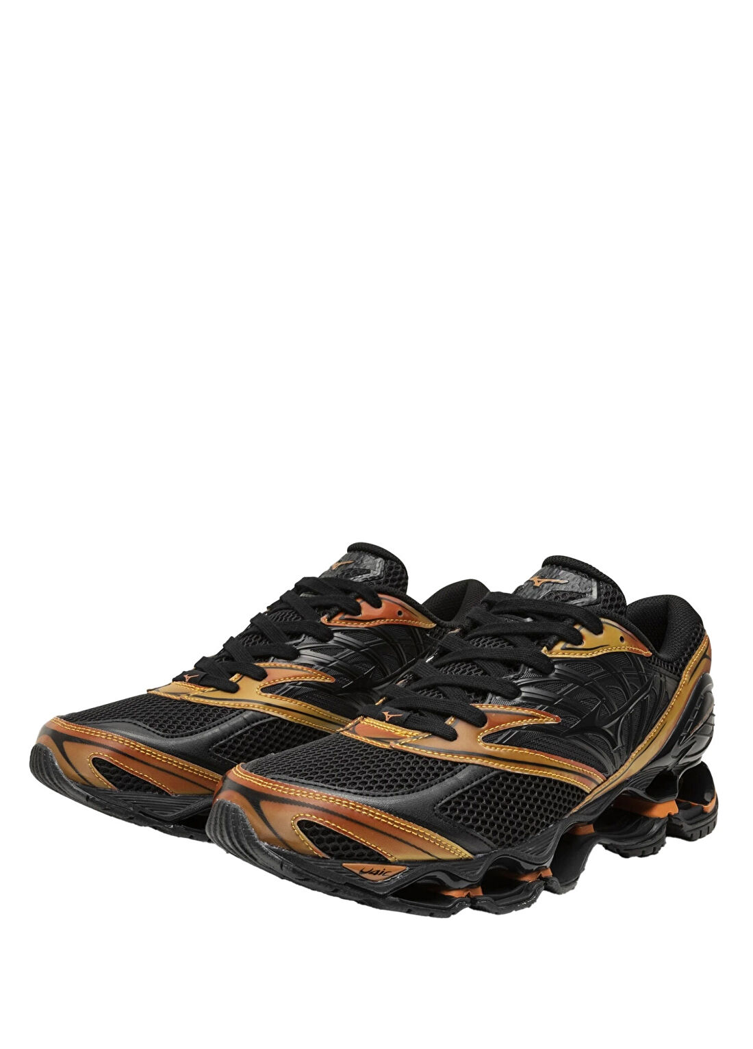 Mizuno Wave Prophecy LS Siyah Turuncu Erkek Sneaker görsel 2