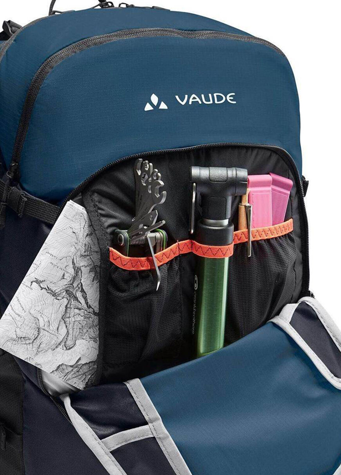 Vaude Bike Alpin Lacivert Unisex Bisiklet Çantası 25+5 Lt 16116 görsel 3