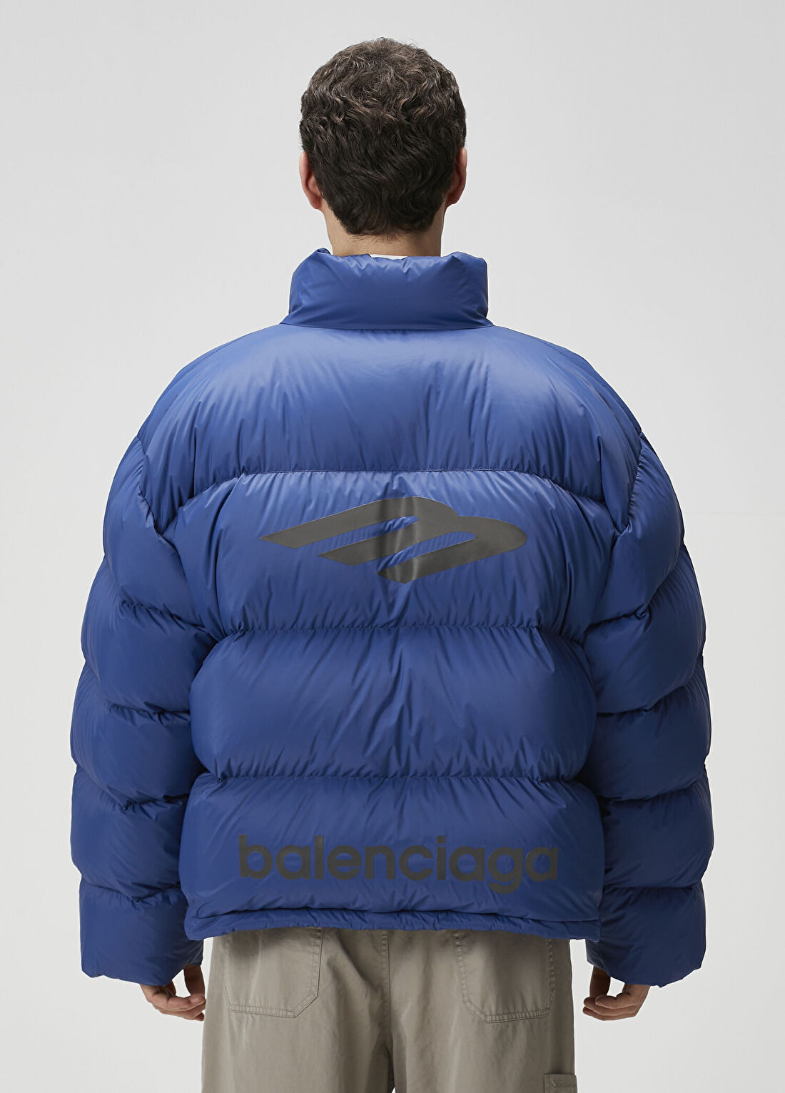 Balenciaga Mavi Puff Mont görsel 4