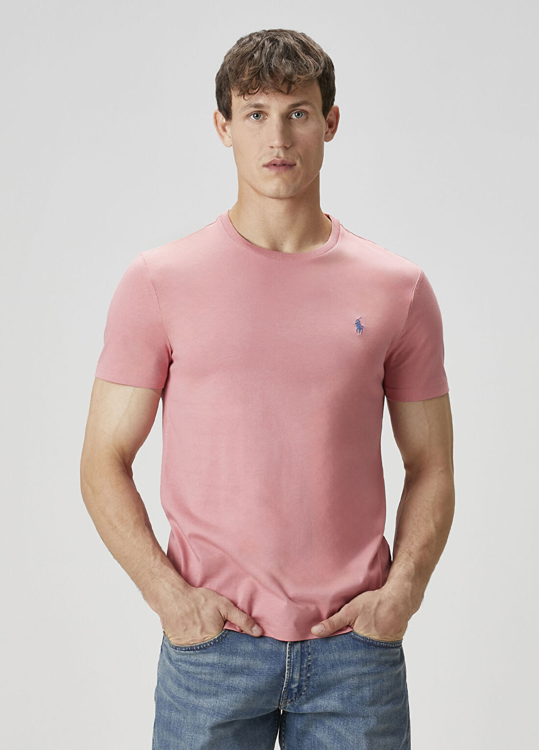 Polo Ralph Lauren Pembe Logo Nakışlı T-shirt