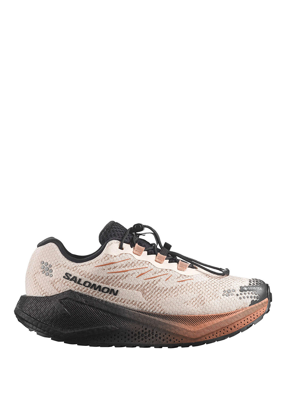 Salomon Aero Blaze 4 Grvl Gore-Tex Krem Kadın Koşu Ayakkabısı
