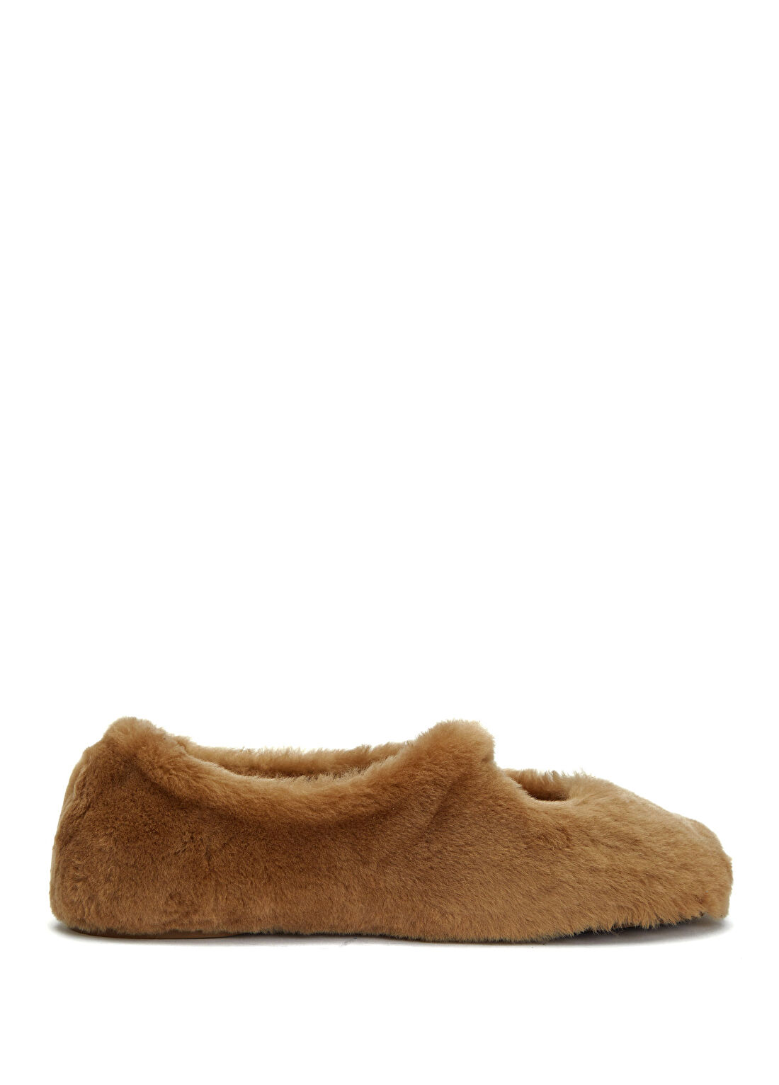 Loewe Pebble Soft Kahverengi Shearling Babet