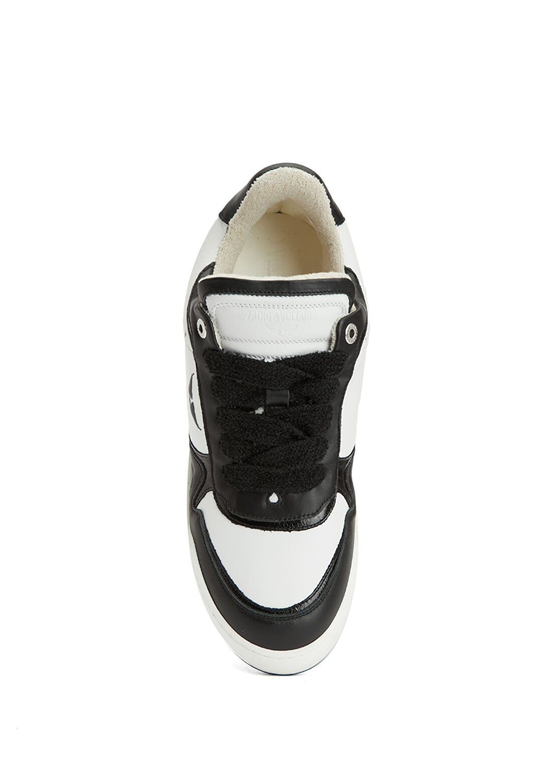 Zadig&Voltaire Wings Siyah Beyaz Erkek Deri Sneaker görsel 4