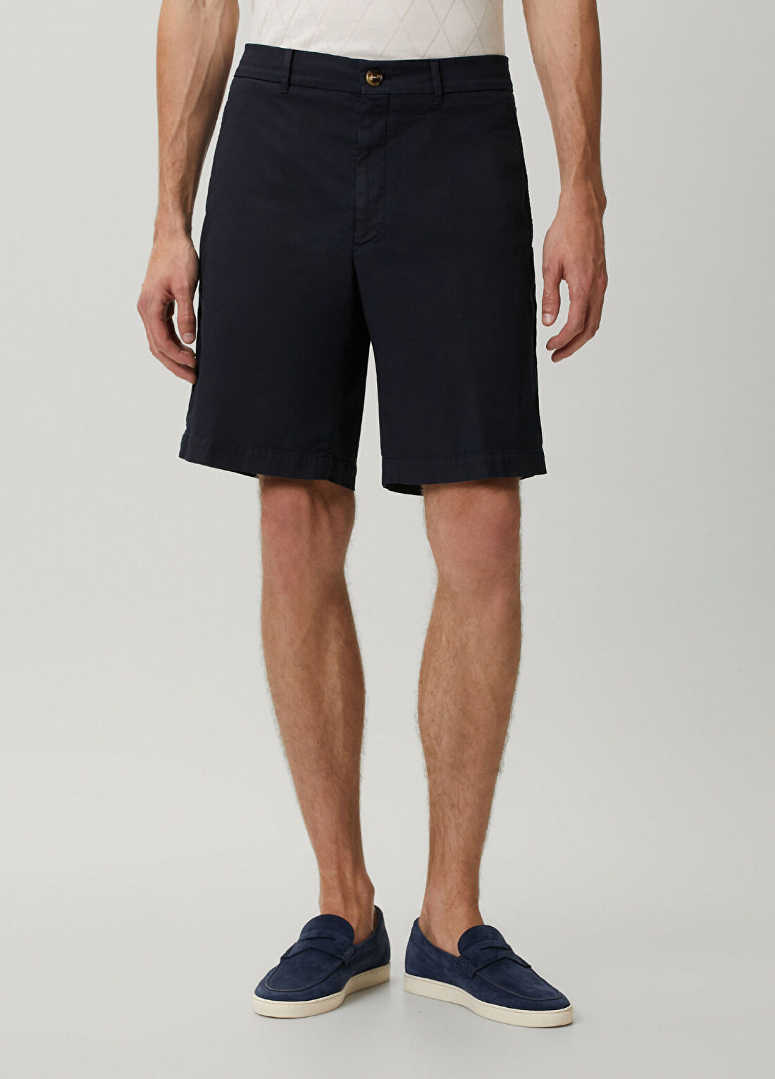 Brunello Cucinelli Lacivert Bermuda görsel 2