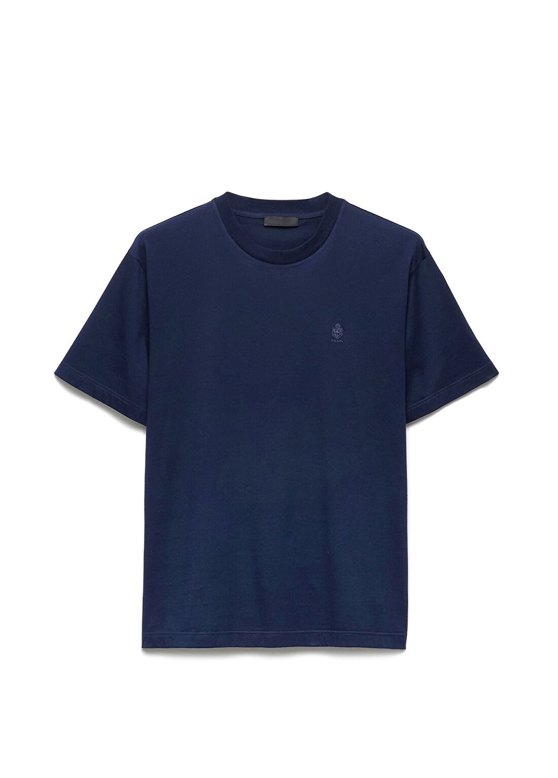 Prada Mavi Pamuklu Kısa Kollu Erkek T-Shirt