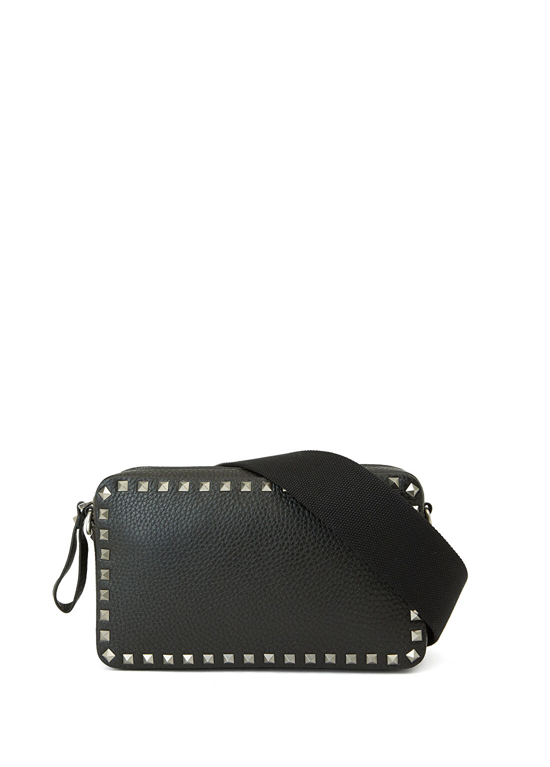 Valentino Garavani Rockstud Siyah Erkek Deri Çapraz Çanta