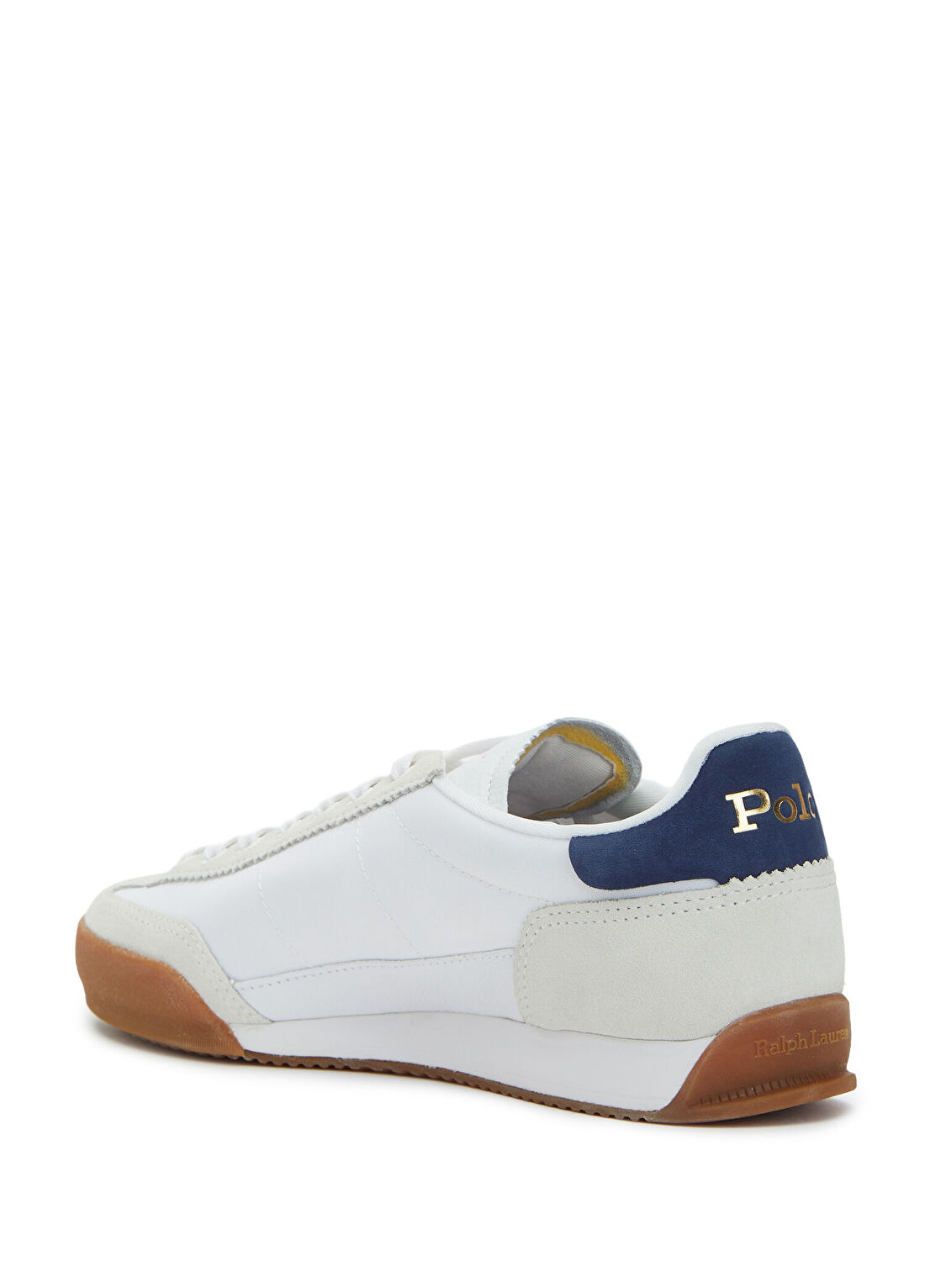 Polo Ralph Lauren Hester Lacivert Beyaz Kadın Deri Sneaker görsel 3