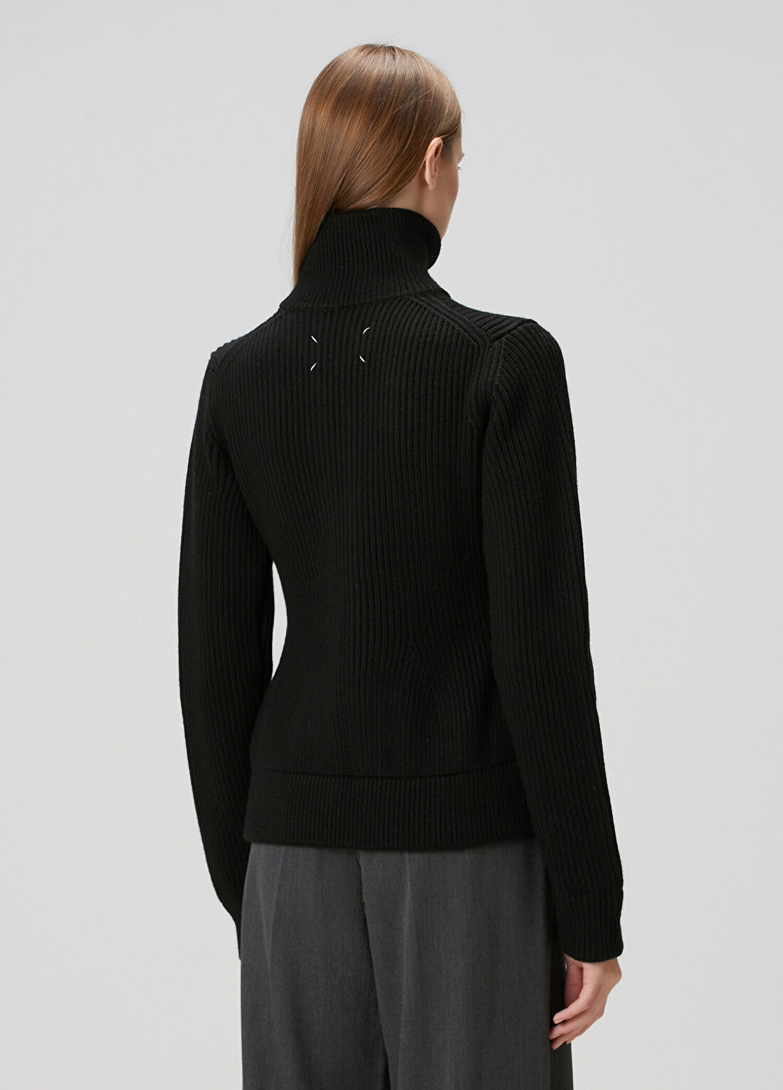 Maison Margiela Siyah Yün Hırka görsel 4