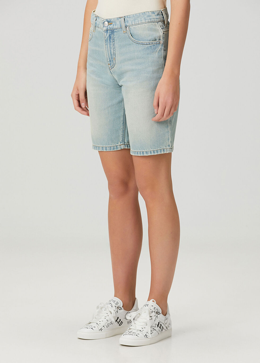 Zadig&Voltaire Sady Mavi Denim Şort görsel 3