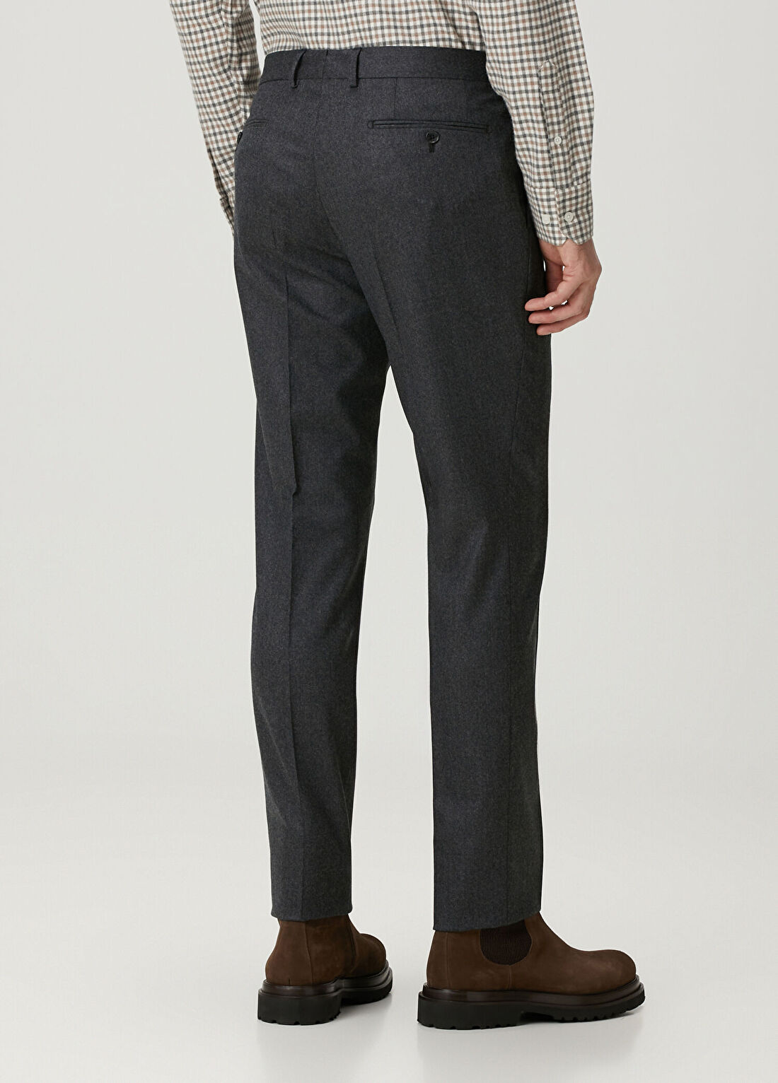 Beymen Collection Drop 7 Gri Yün Pantolon görsel 3