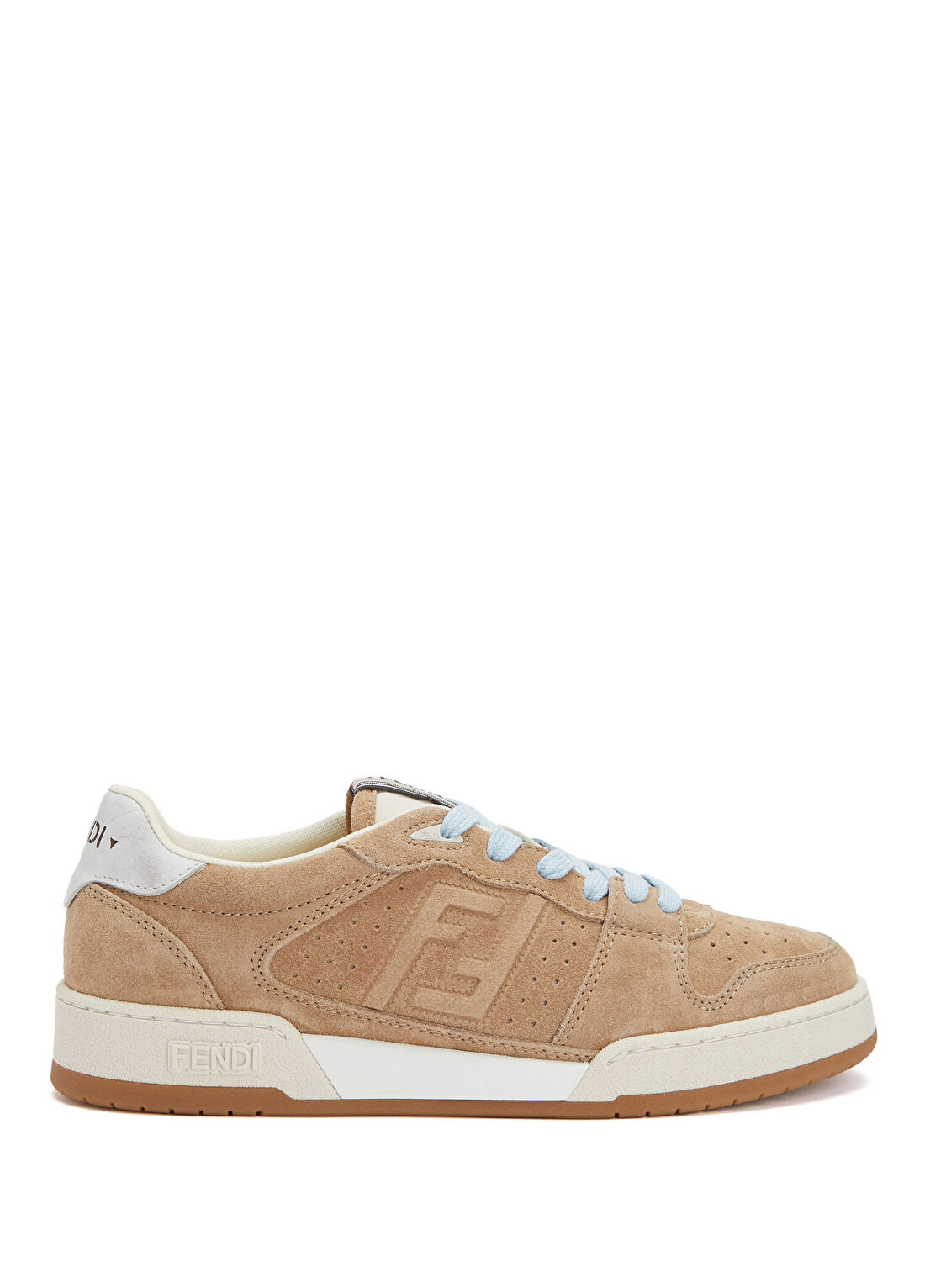 Fendi Bej Kadın Deri Sneaker