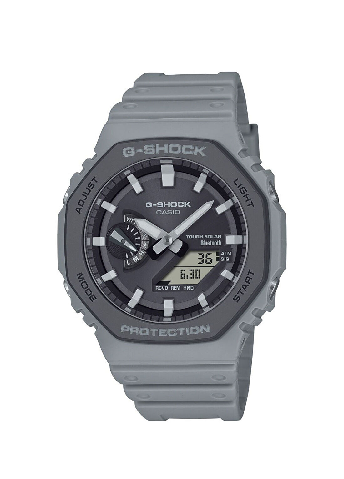 Casio G-Shock GA-B2100LUU-8ADR Gri Silikon Erkek Kol Saati