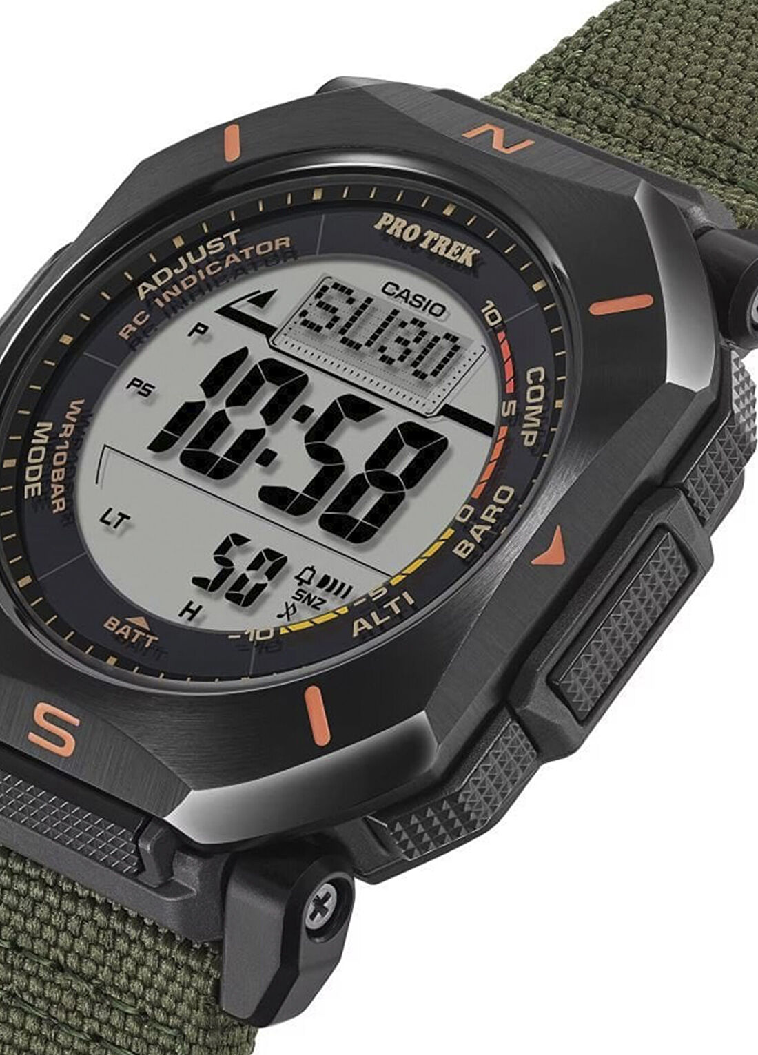 Casio PRW-69YB-3DR Yeşil Kumaş Erkek Kol Saati görsel 2