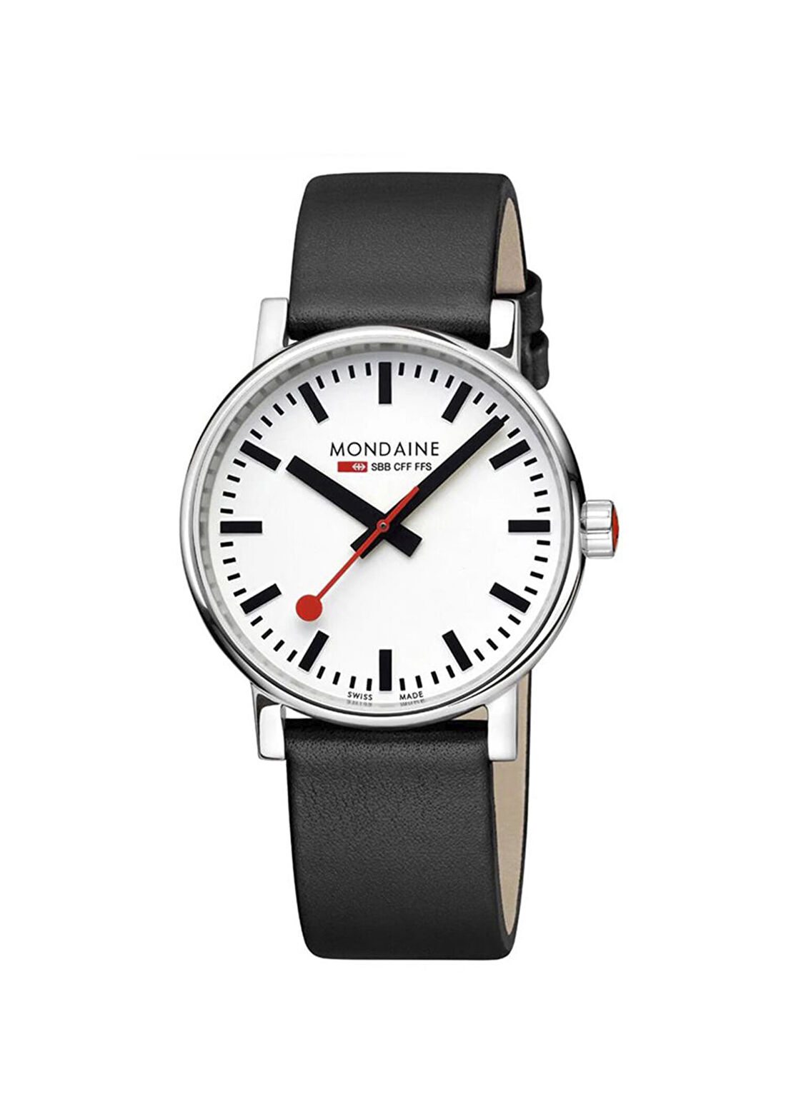 Mondaine EVO2 MSE.40110.LBV Siyah Deri Erkek Kol Saati