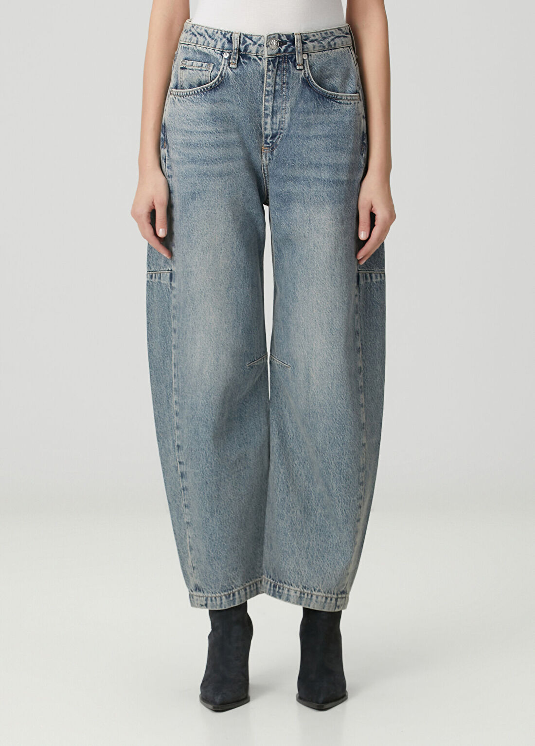 Rag&Bone Charlie Barrel Mavi Jean Pantolon görsel 2