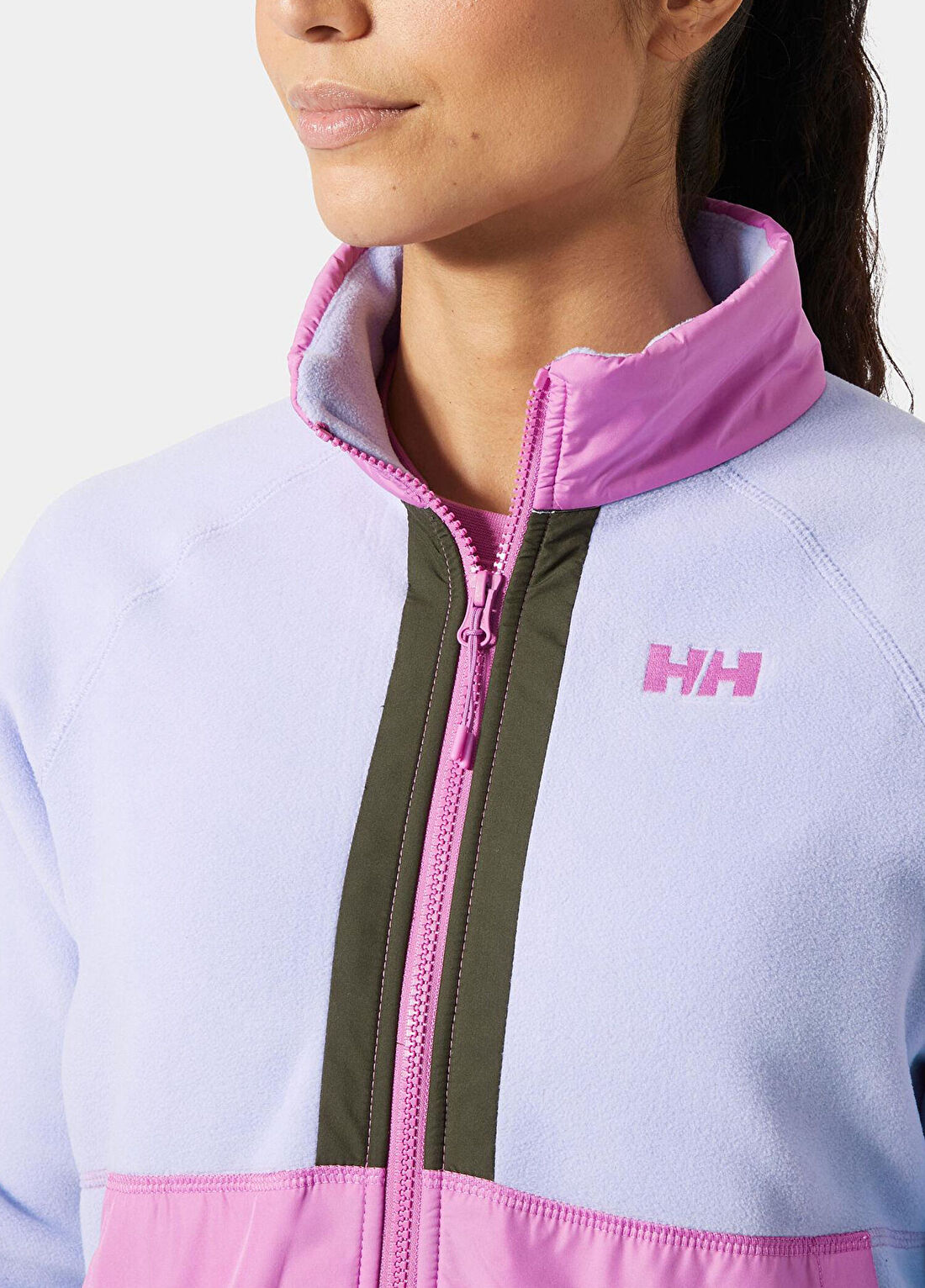 Helly Hansen W Rig Bright Lavender Kadın Polar Mont görsel 4