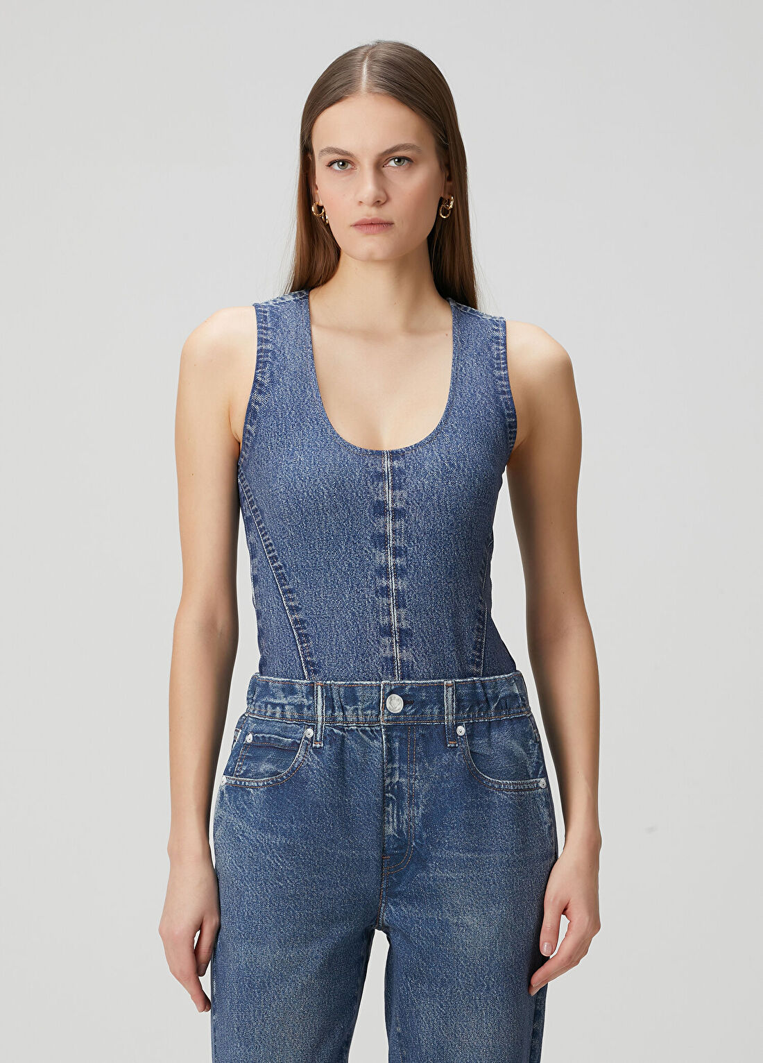 Rag&Bone Miramar Irina Mavi Denim Body
