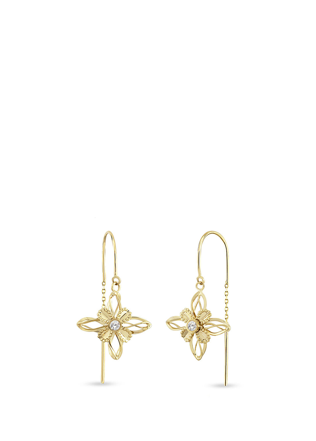 Orena Jewelry Liora 14 Ayar Altın Kadın Küpe