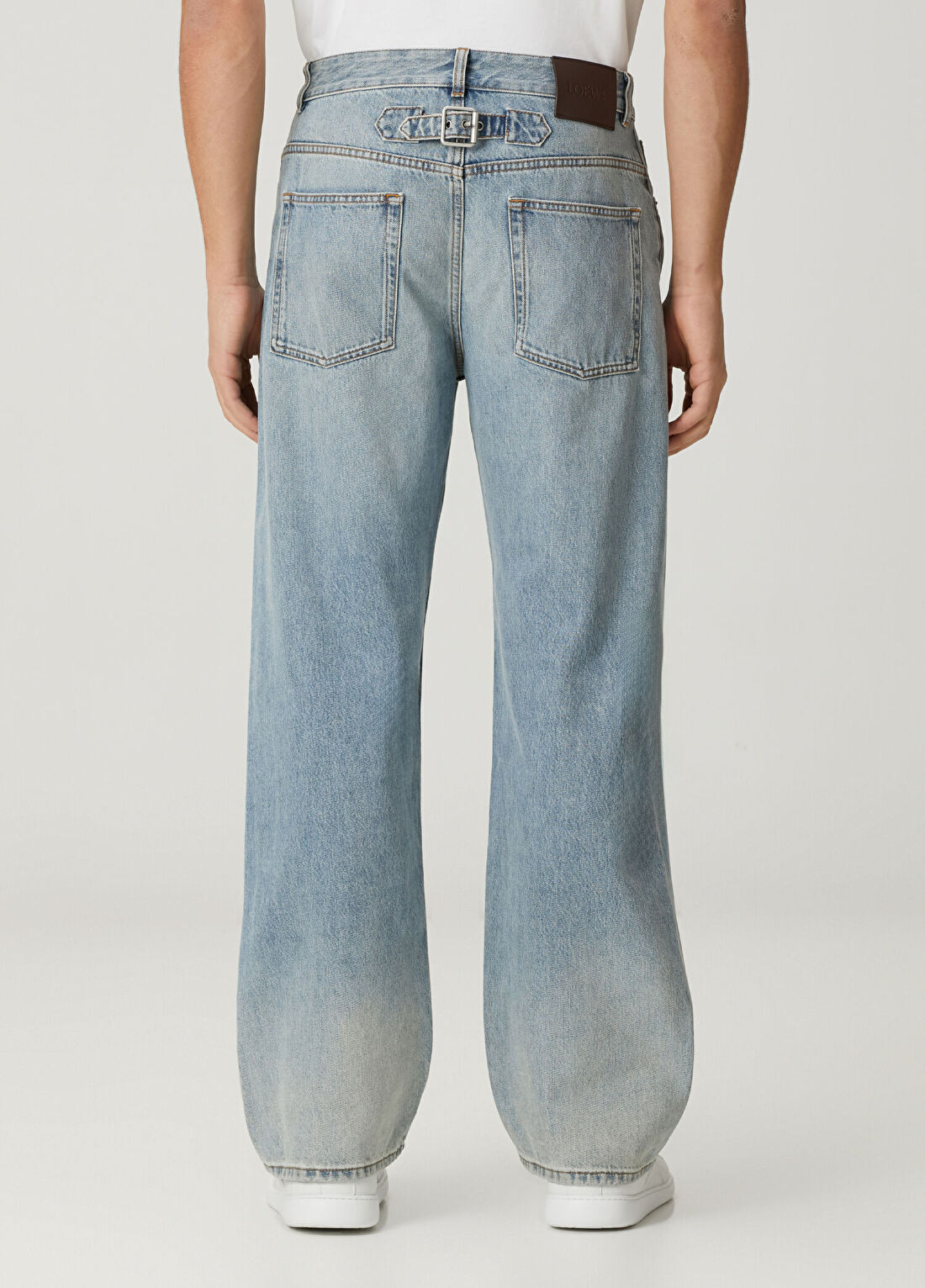 Loewe Relaxed Fit Mavi Jean Pantolon görsel 3