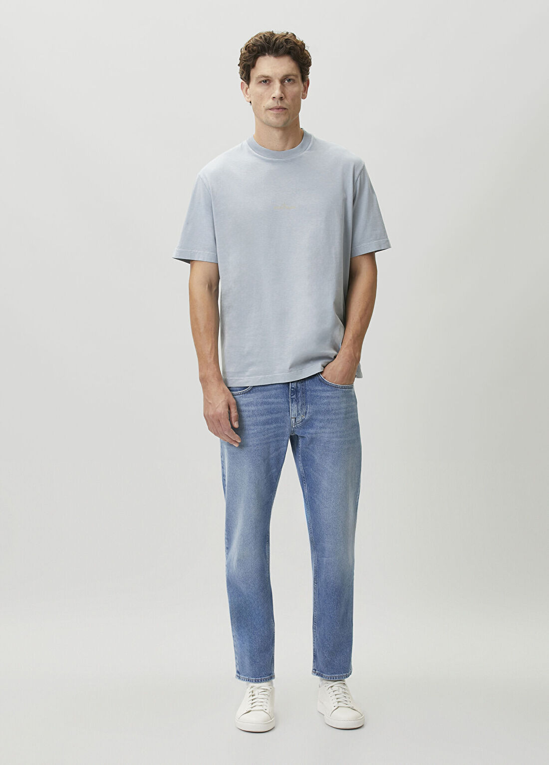 Stone Island Açık Mavi T-shirt görsel 2