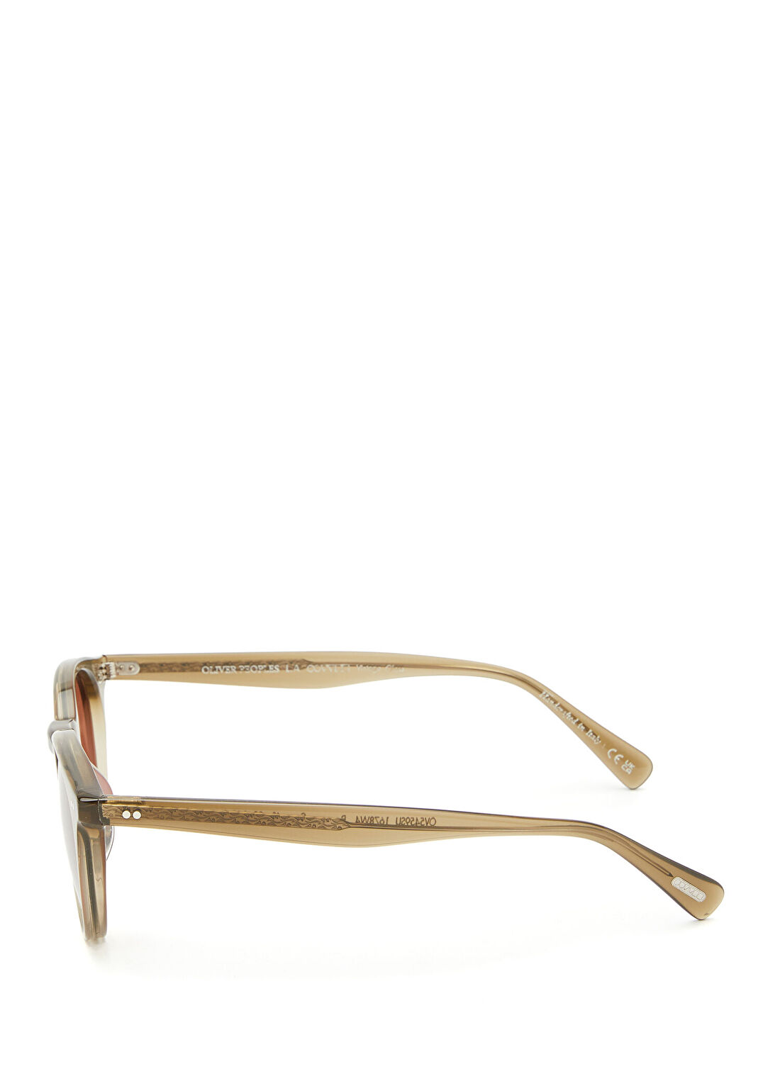 Oliver Peoples Bej Unisex Güneş Gözlüğü görsel 2