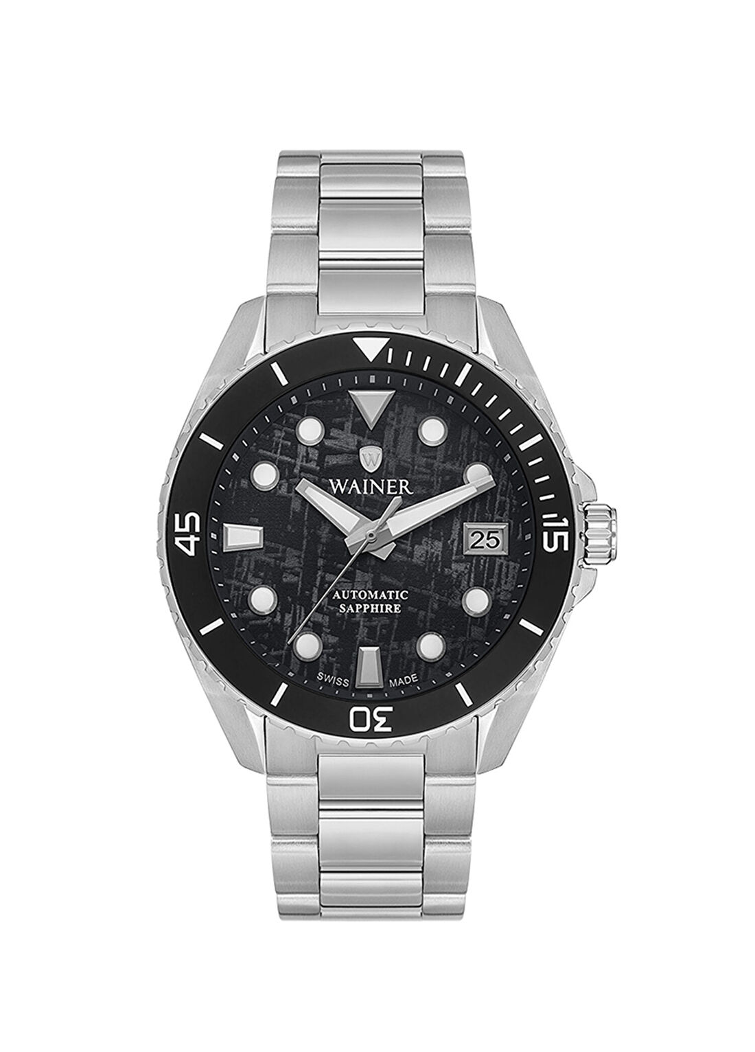 Wainer WA.25300-A Gri Çelik Kol Saati