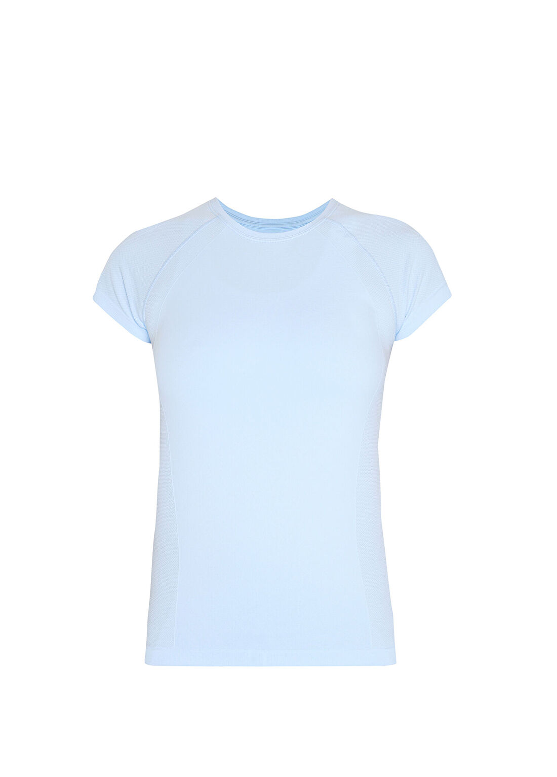 Sweaty Betty Athlete Seamless Workout Mavi Kadın Spor Tshirt