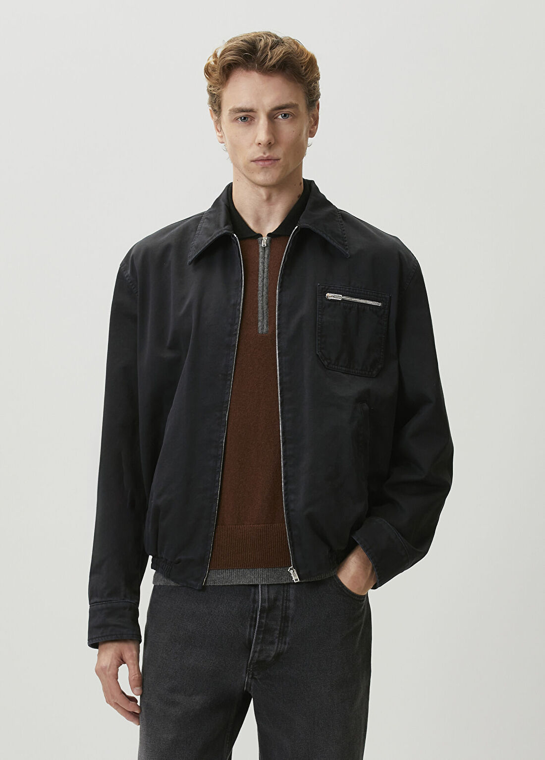Marni Siyah Polo Ceket