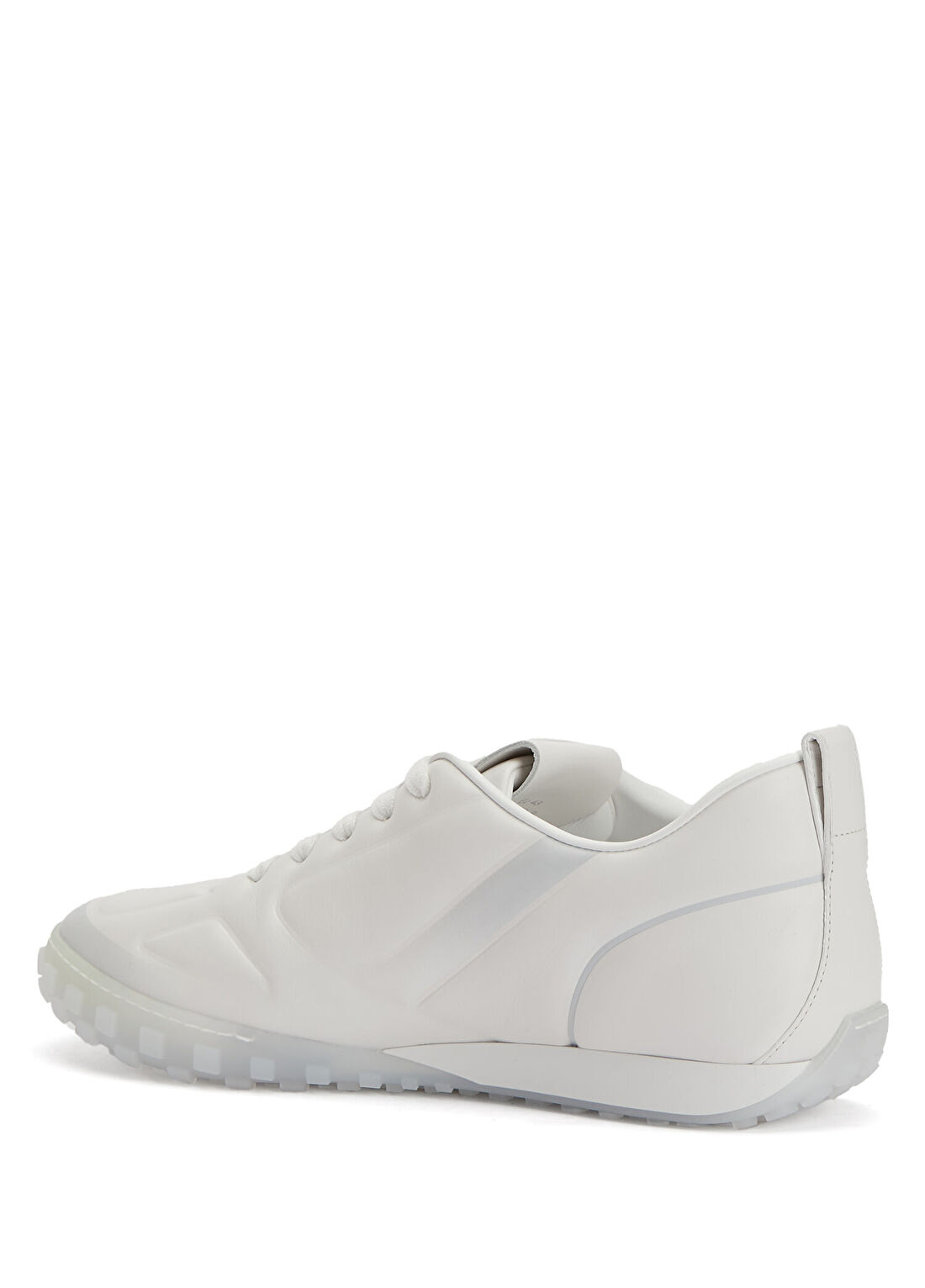 Givenchy Glide Beyaz Gri Erkek Deri Sneaker görsel 3