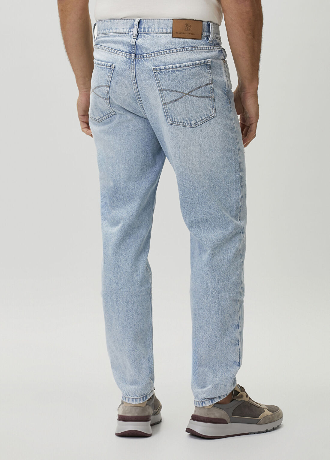 Brunello Cucinelli Mavi Jean Pantolon görsel 3