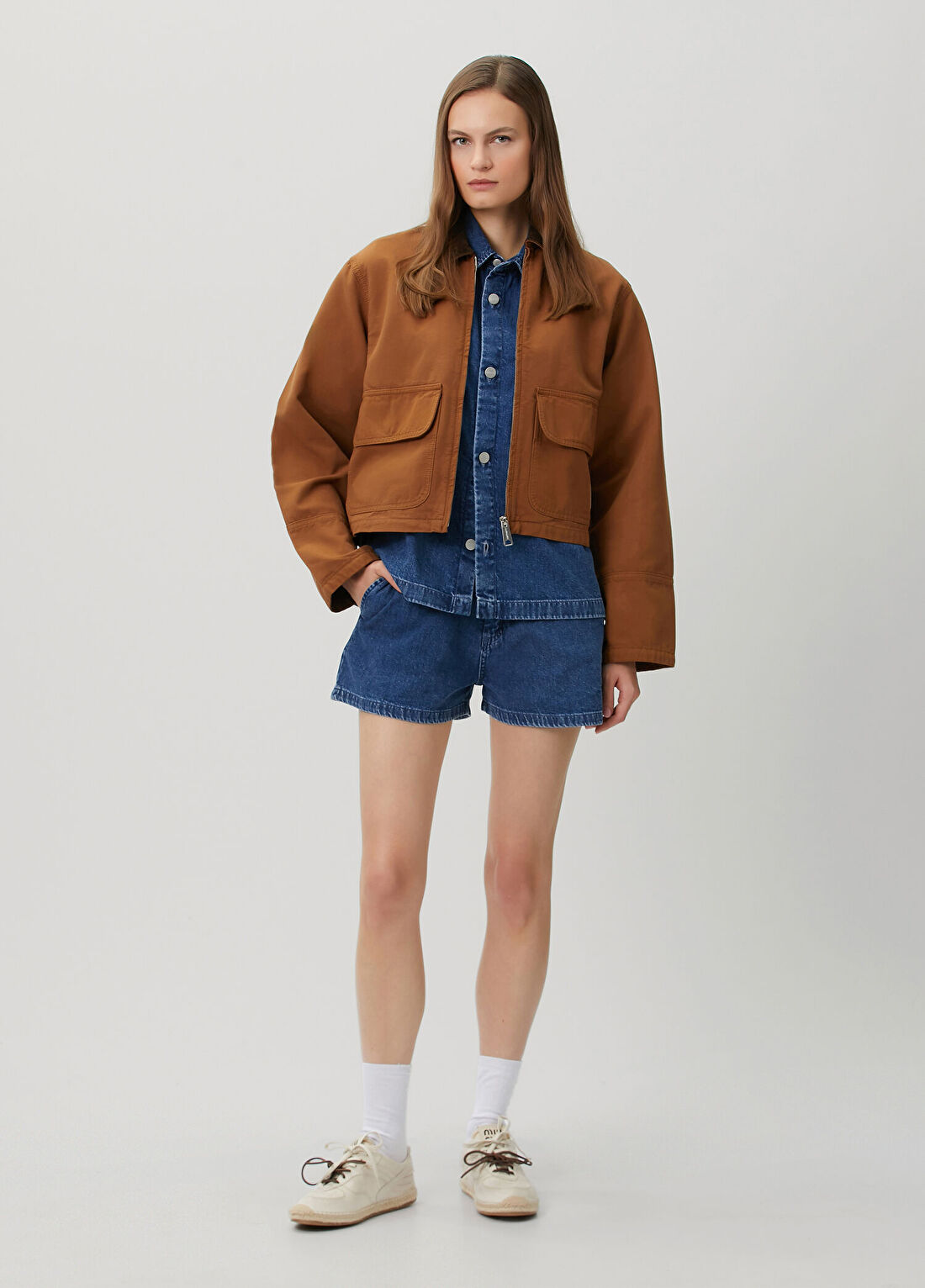 Carhartt WIP Lova Mavi Denim Şort