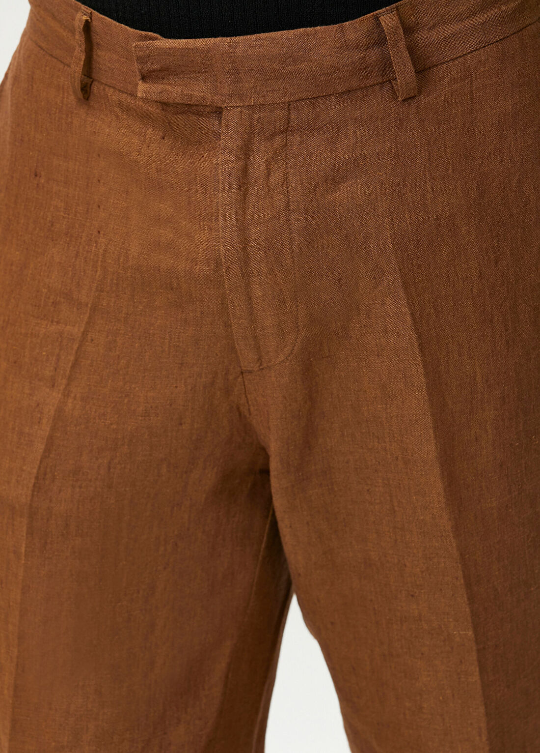 Network Tütün Keten Jogger Pantolon görsel 4