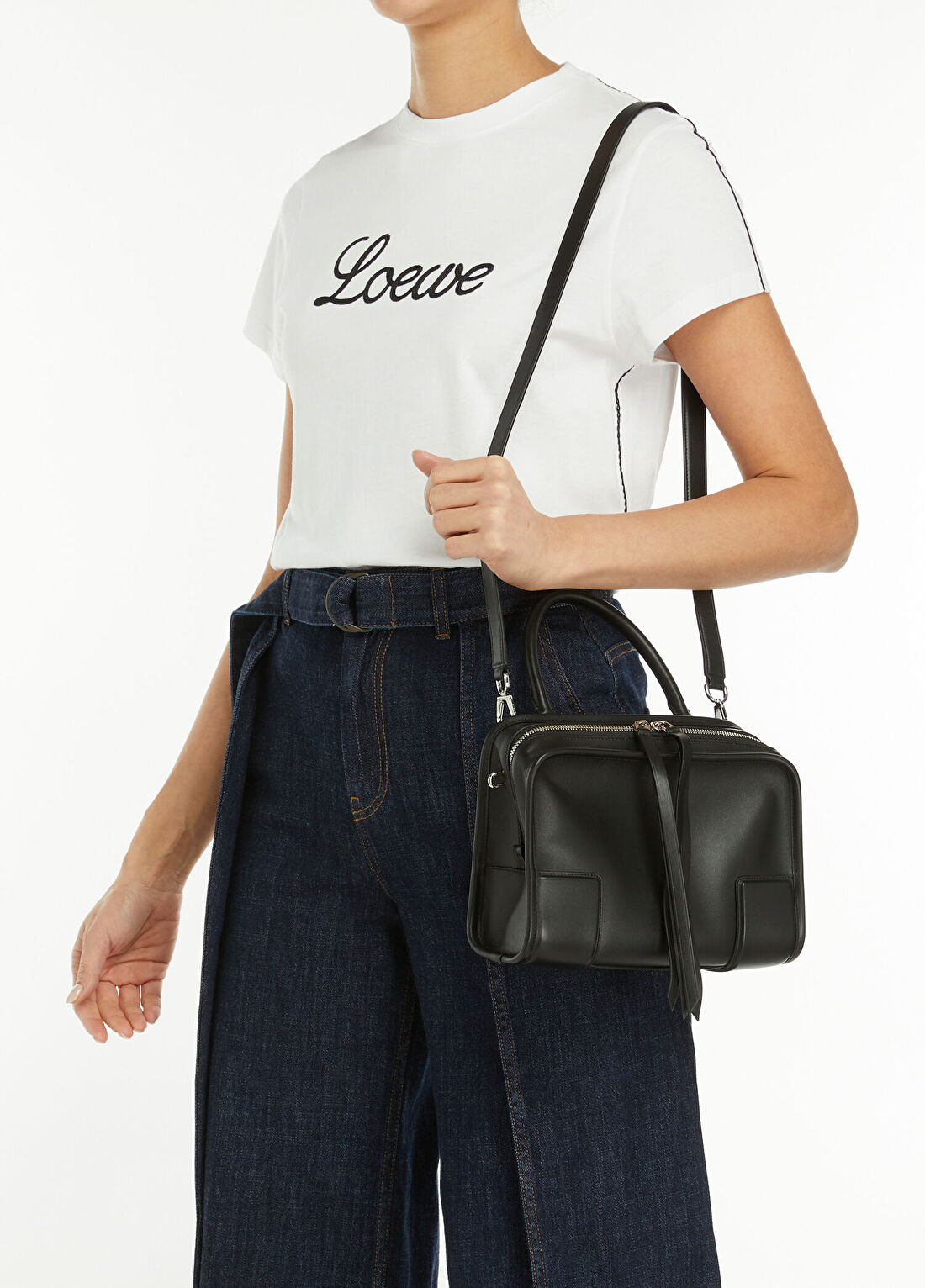 Loewe Amazona Siyah Kadın Deri Çanta görsel 2