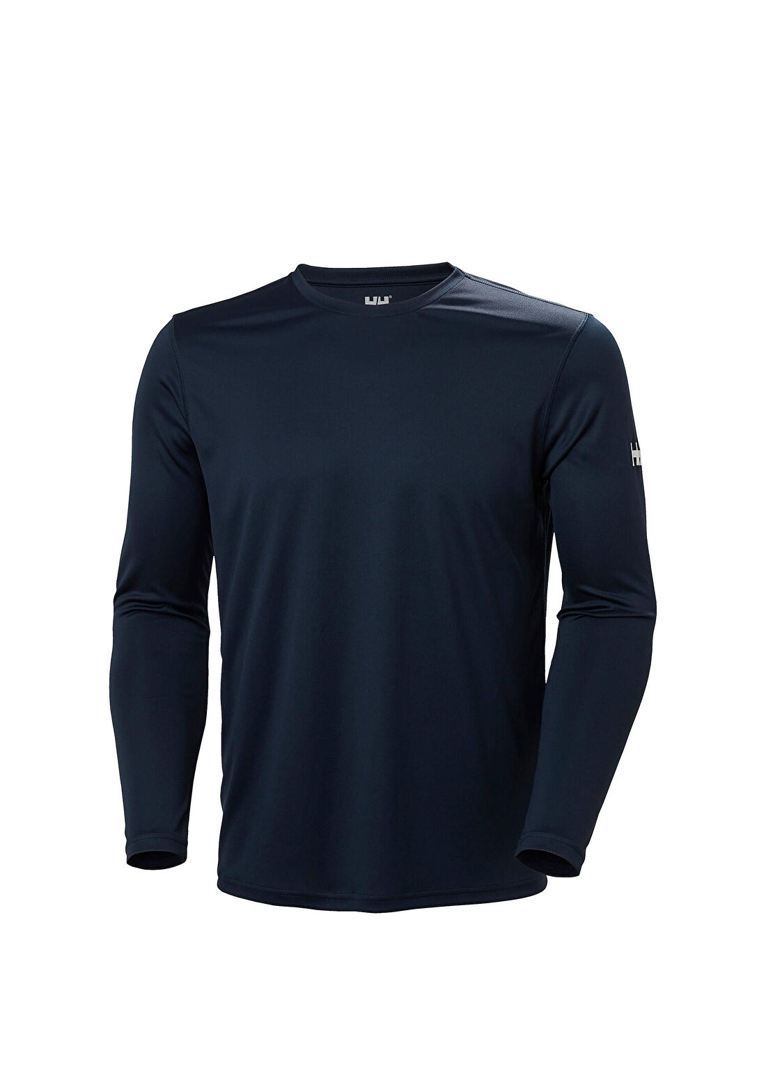 Helly Hansen Hh Tech Crew Ls 2.0 Uv Navy Uzun Kollu Erkek Spor Sweatshirt